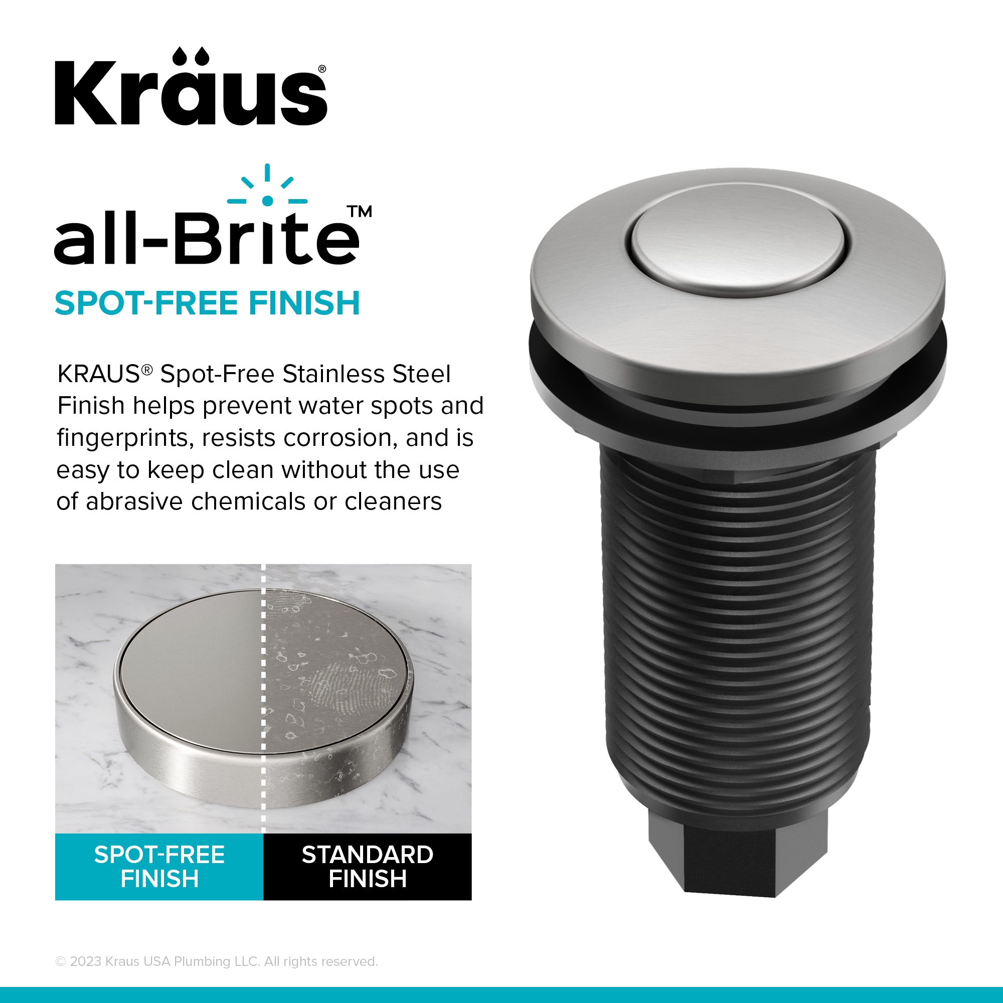 Kraus KWDA-100SFS-B Garbage-Disposal-Parts - View #7