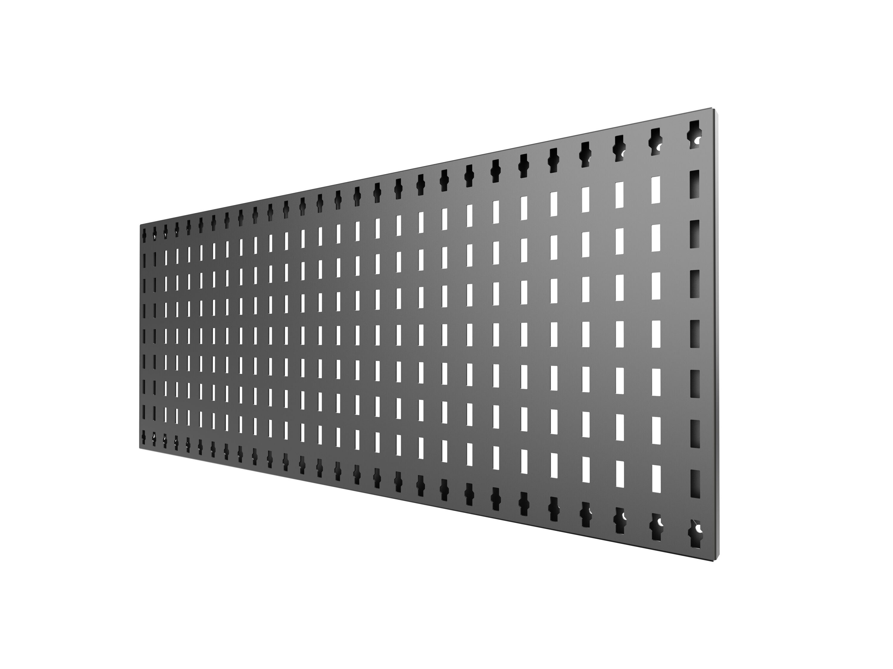 TOUGHBUILT 28-in Charcoal Powder Coat Steel Multipurpose Wall Panel at ...