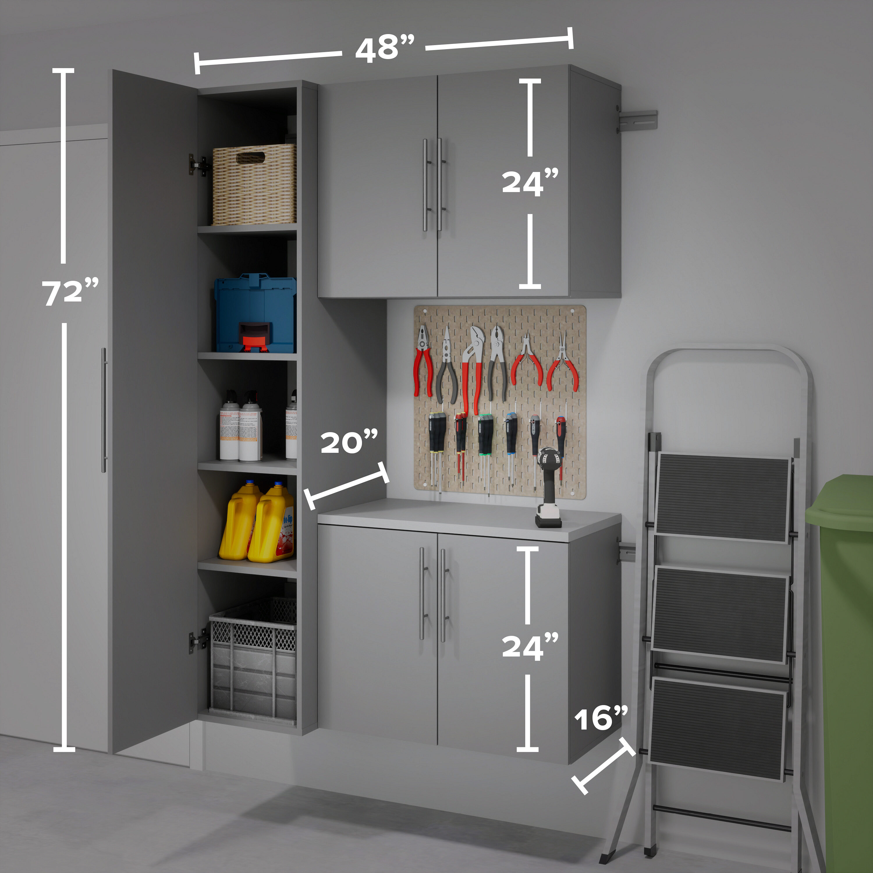 Prepac GRGW-0710-3M Garage-Storage-Systems - View #9