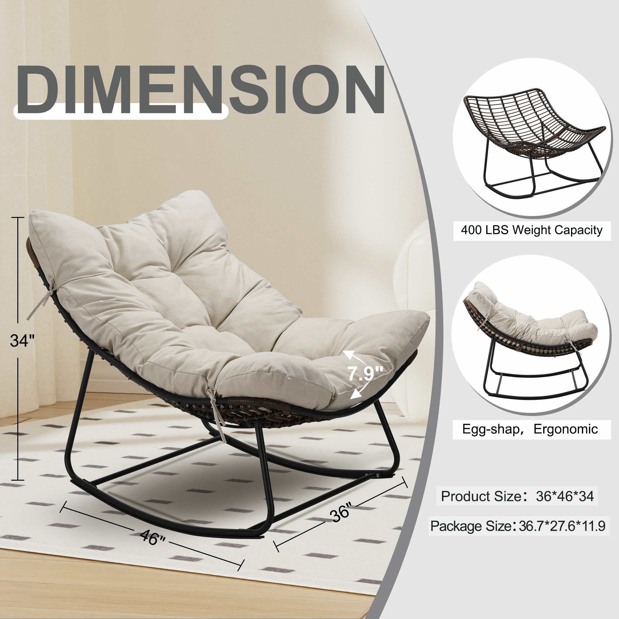Runesay QCPATIO-16 Patio-Chairs - View #7
