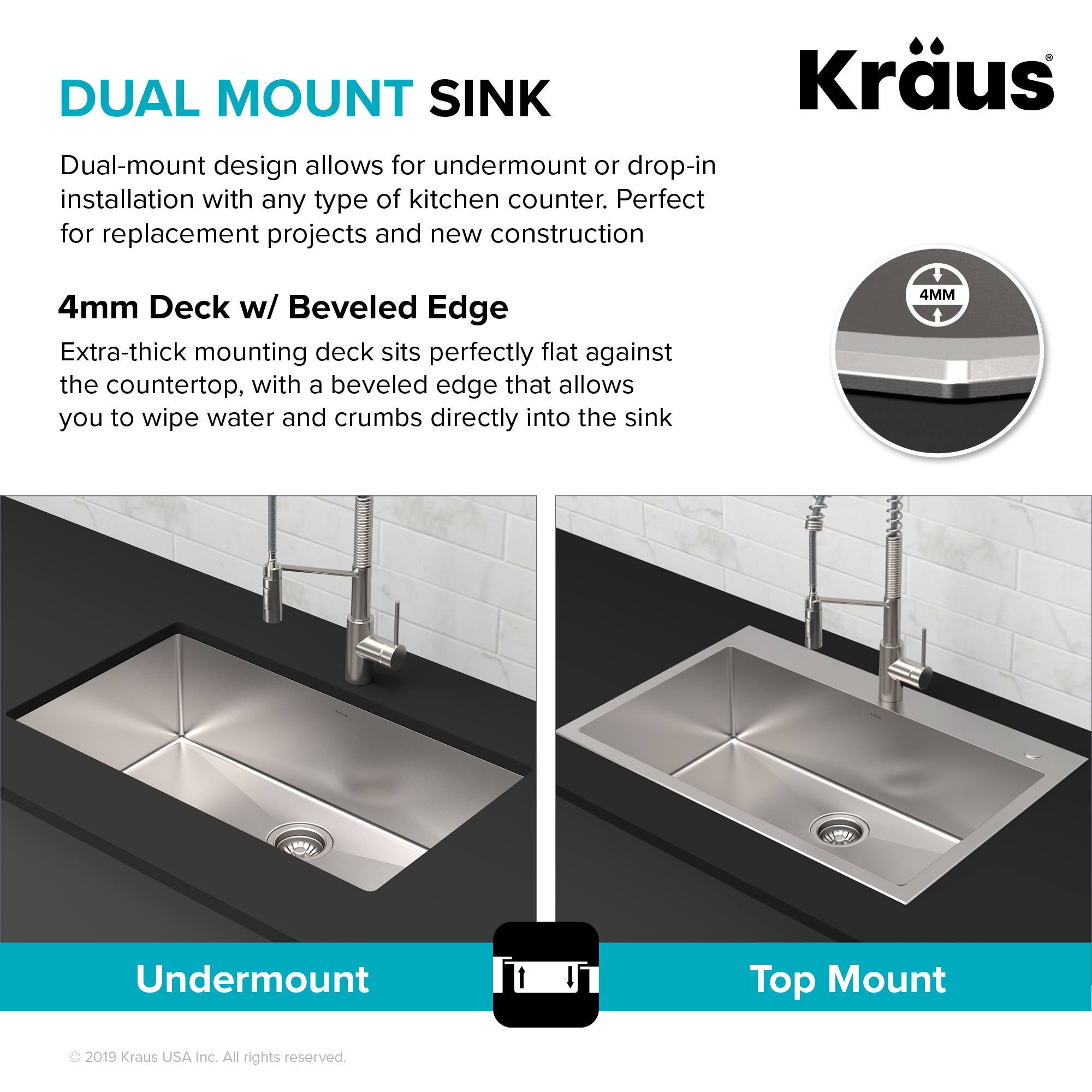 Kraus KCA-1102 Kitchen-Sinks - View #10