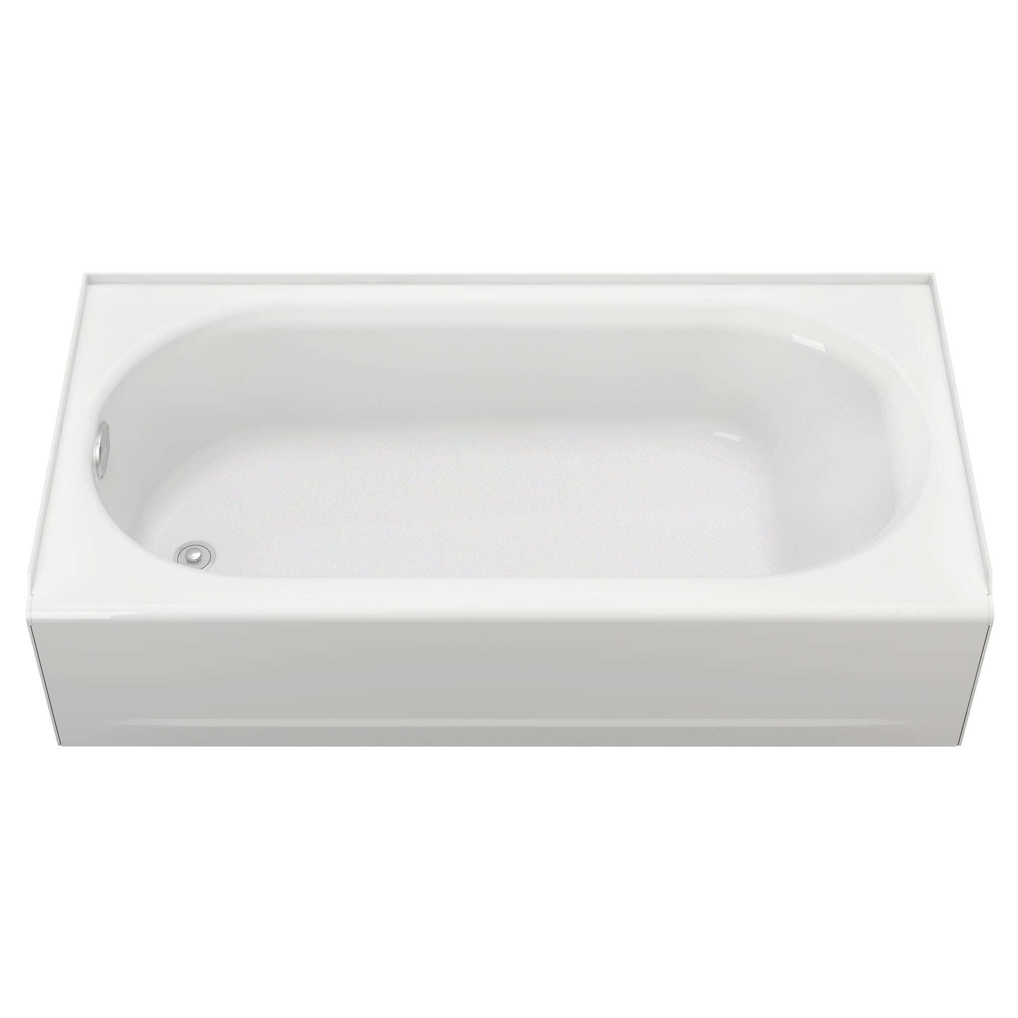 American Acrylic 66.875 x 29.5 White Oval Freestanding Soaking Batht – US  Bath Store