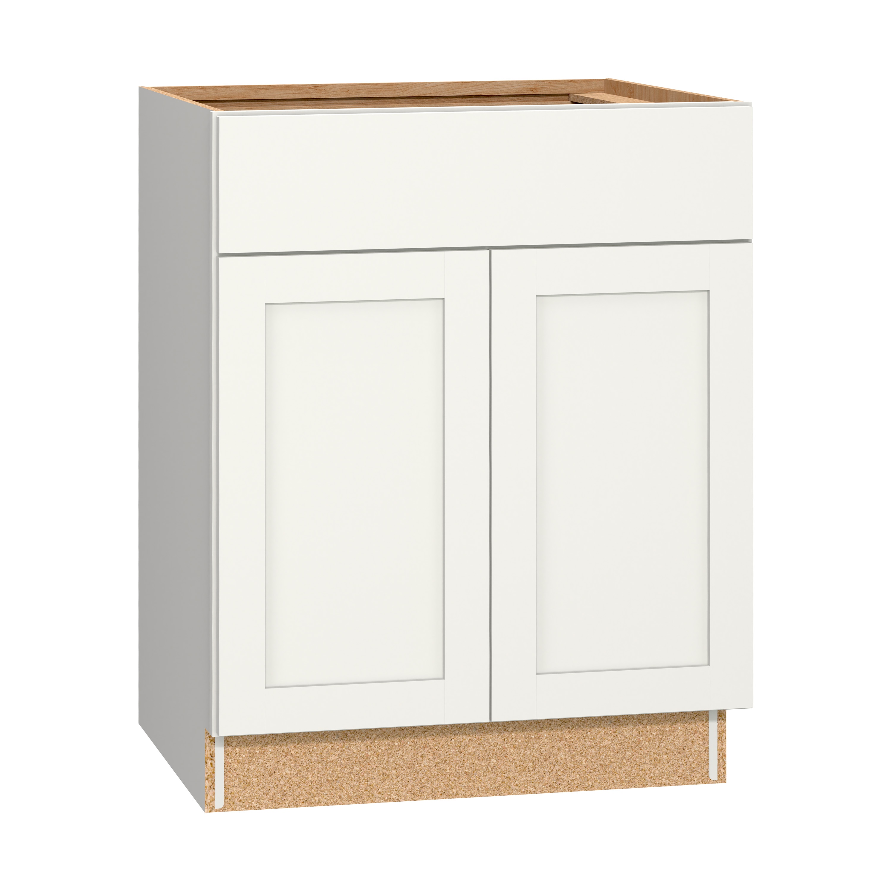 Diamond NOW G10 B27B Arcadia 27-in W x 35-in H x 23.75-in D White Base Fully assembled Cabinet (Recessed Panel Shaker)