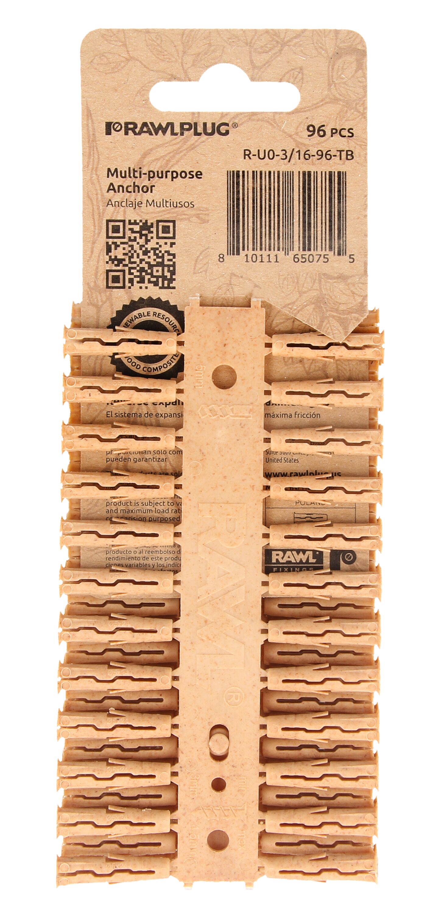 Rawlplug R-U0-316-96-TB Drywall-Anchors - View #6