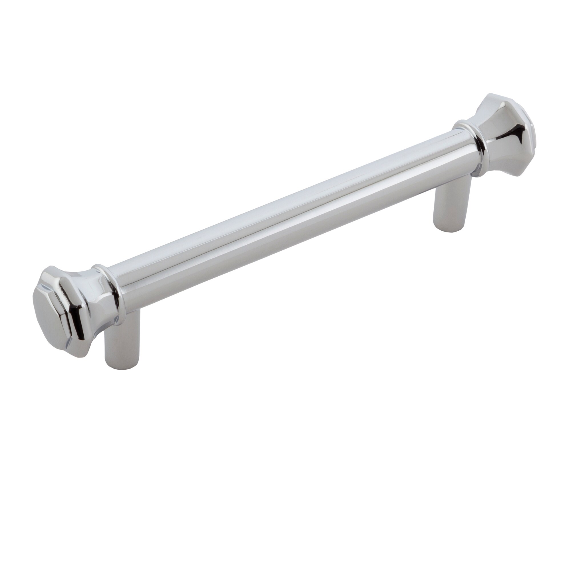 Sumner Street Home Hardware RL062487 Octagon 3-1/2-in , 89mm Center to Center Chrome Cylindrical Bar