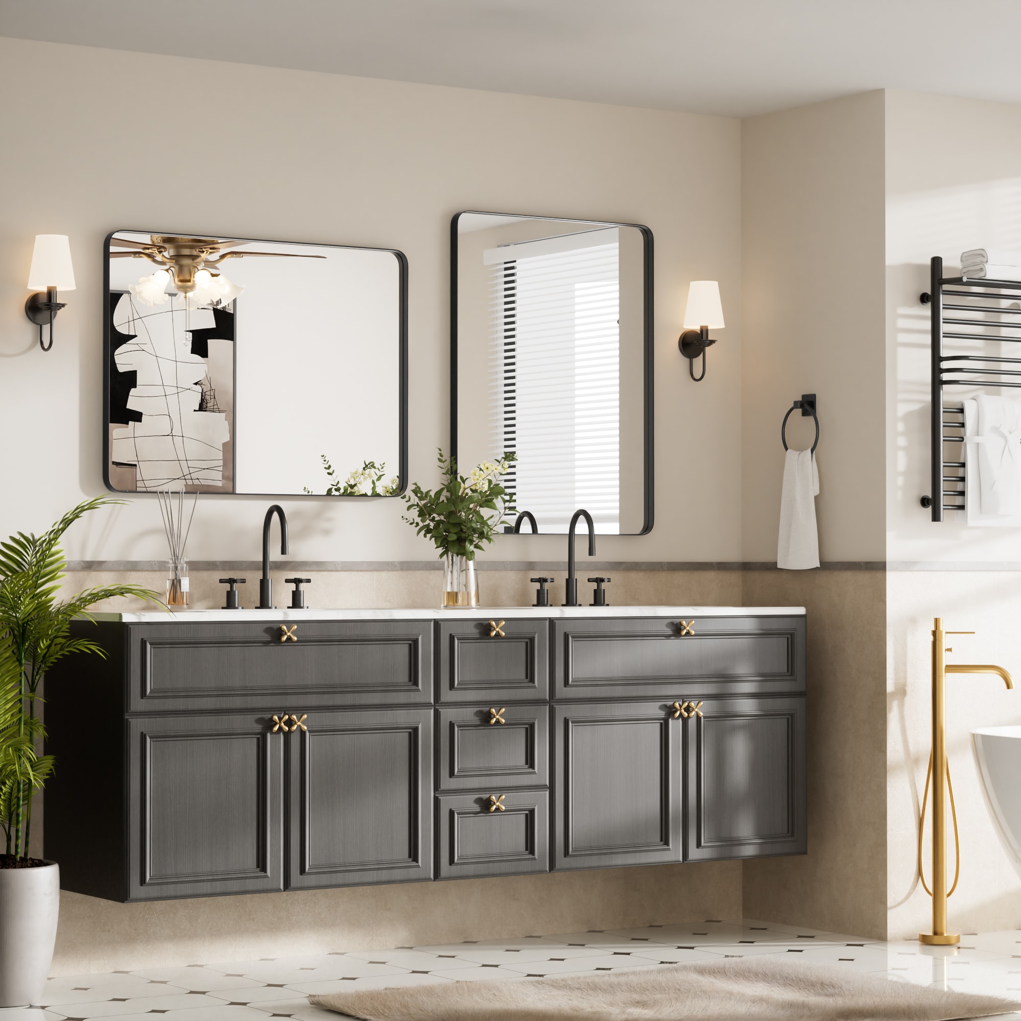 Clavie LS-30401-SRBB Decor-Mirrors - View #4