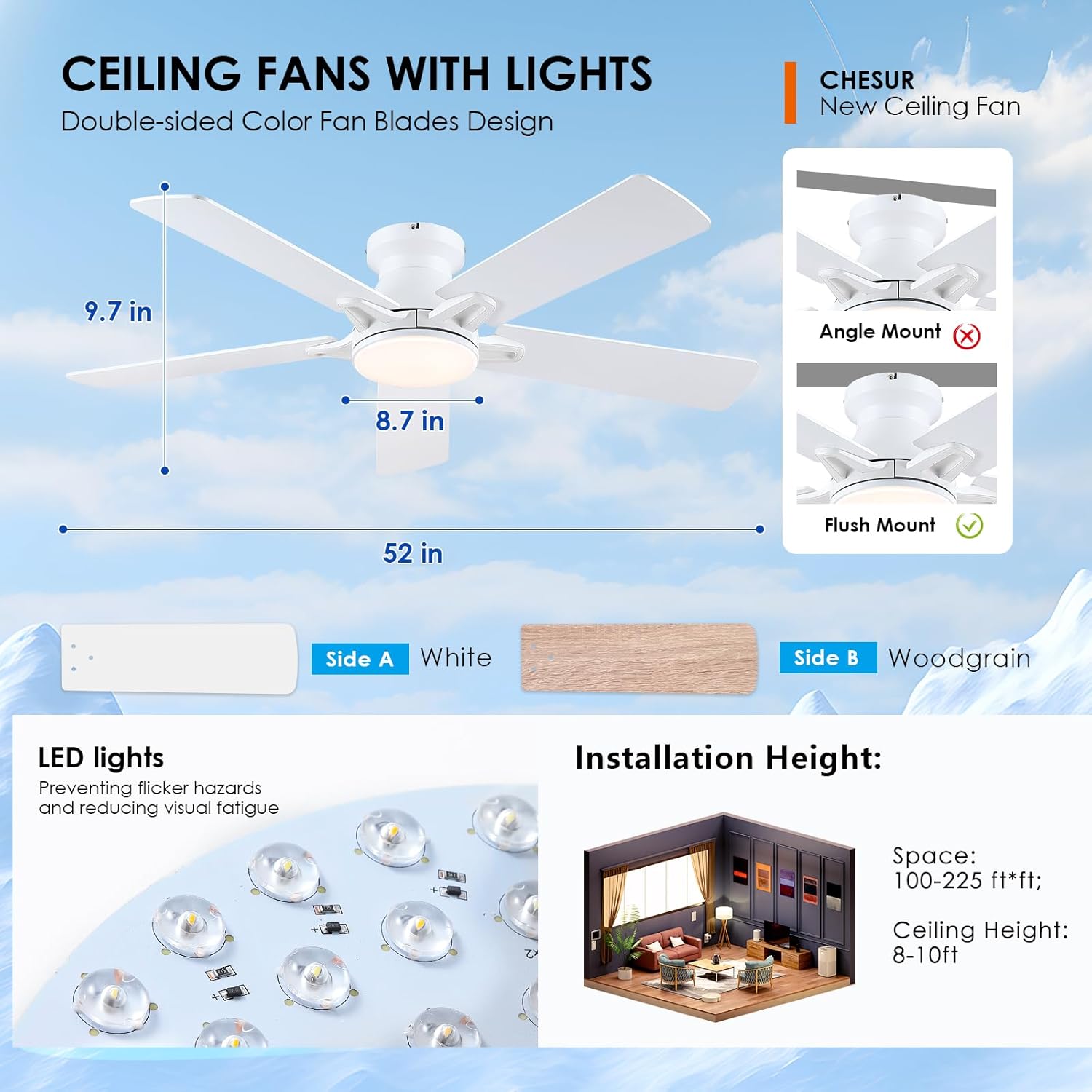 Kviflon LS8236 Ceiling-Fans - View #4
