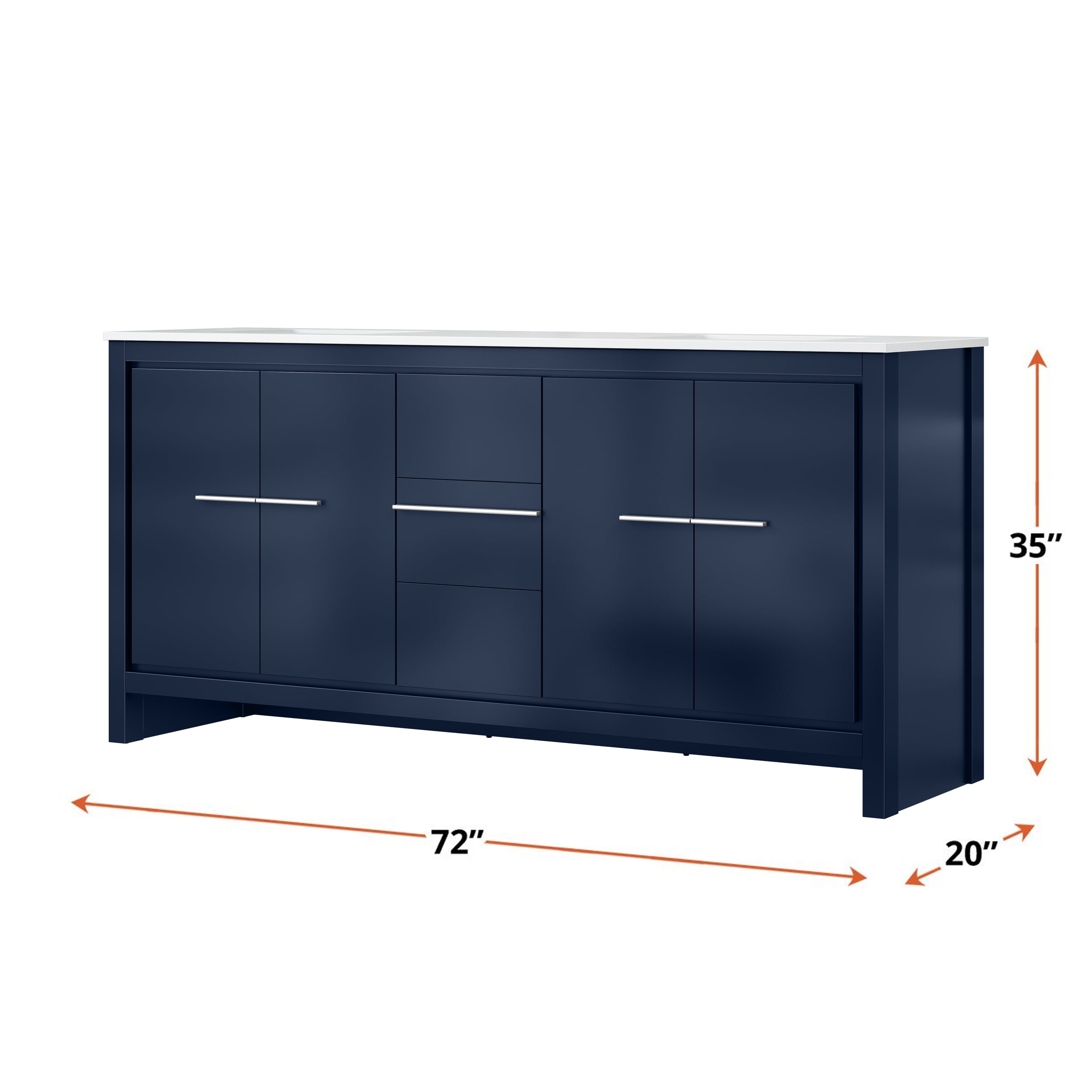 Lexora LVSCSH72DNB300 Bath-Vanity-Combo - View #4