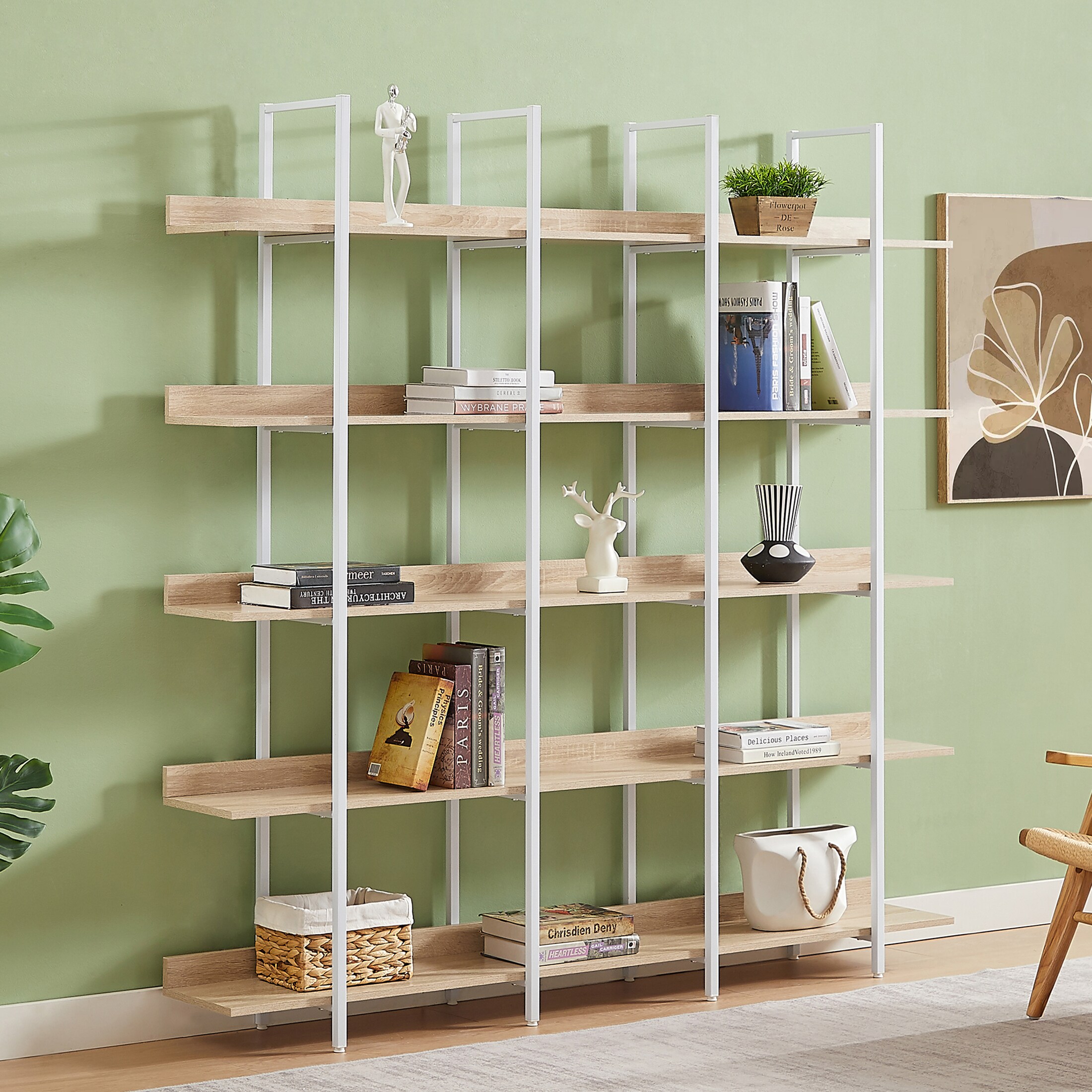 Kahomvis SL-QPWF2-3AAT bookcases - View #4