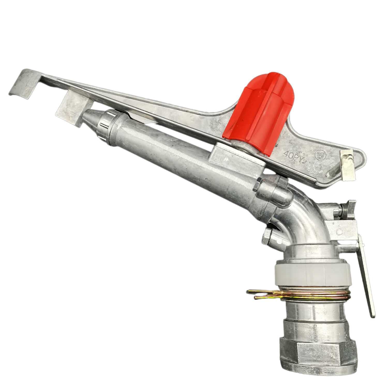 Aoibox - 2 in Zinc Alloy 25 to 360 Degree Rotary Irrigation Sprinkler Spray Nozzle for Farm Lawn...