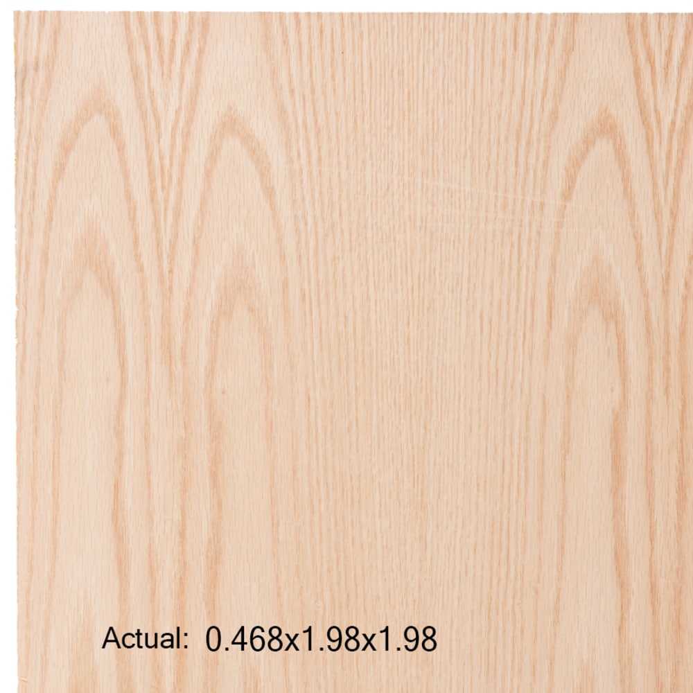  128201 1/2-in x 2-ft x 2-ft Oak Sanded Plywood