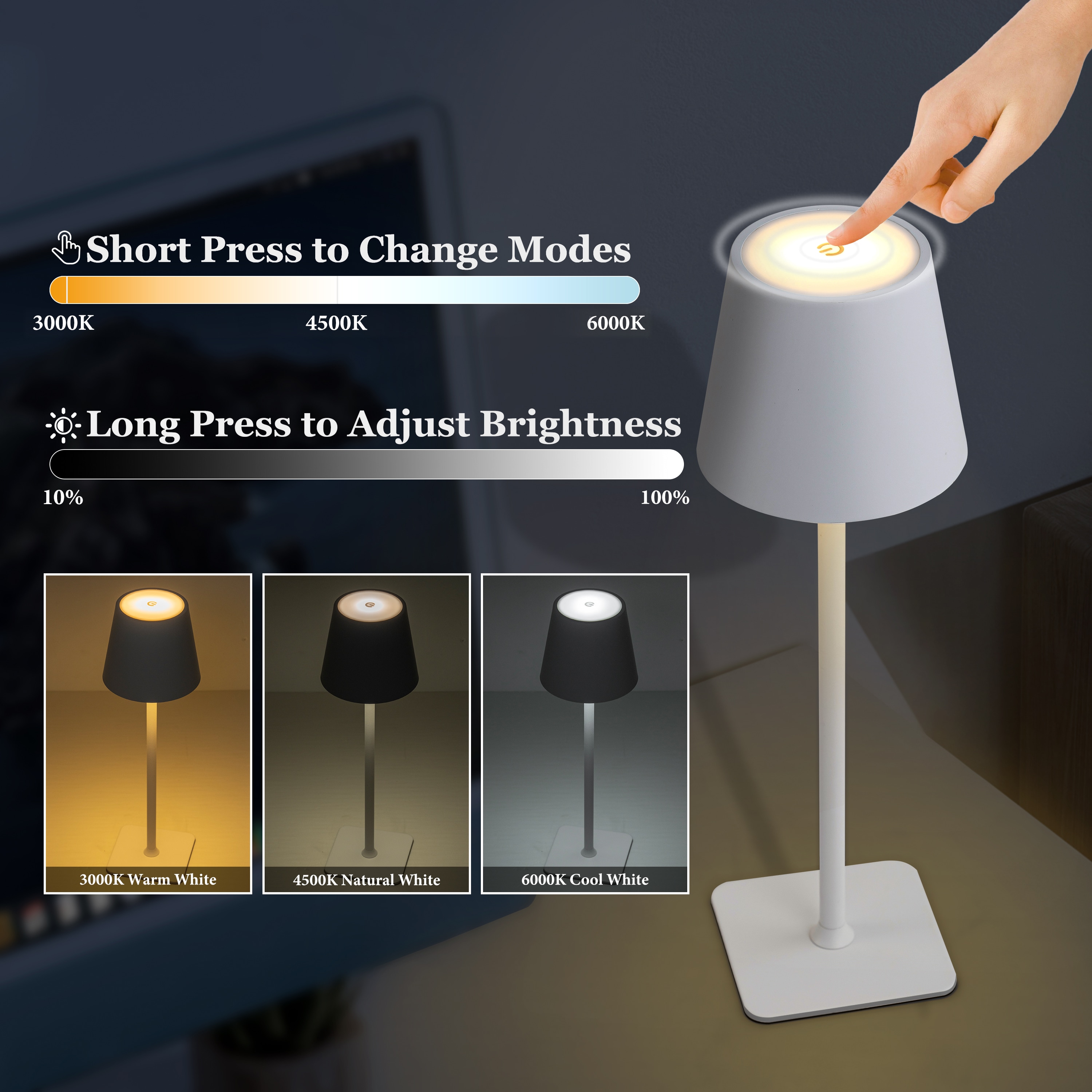 C Cattleya LCA2615-4TW Table-Lamps - View #2