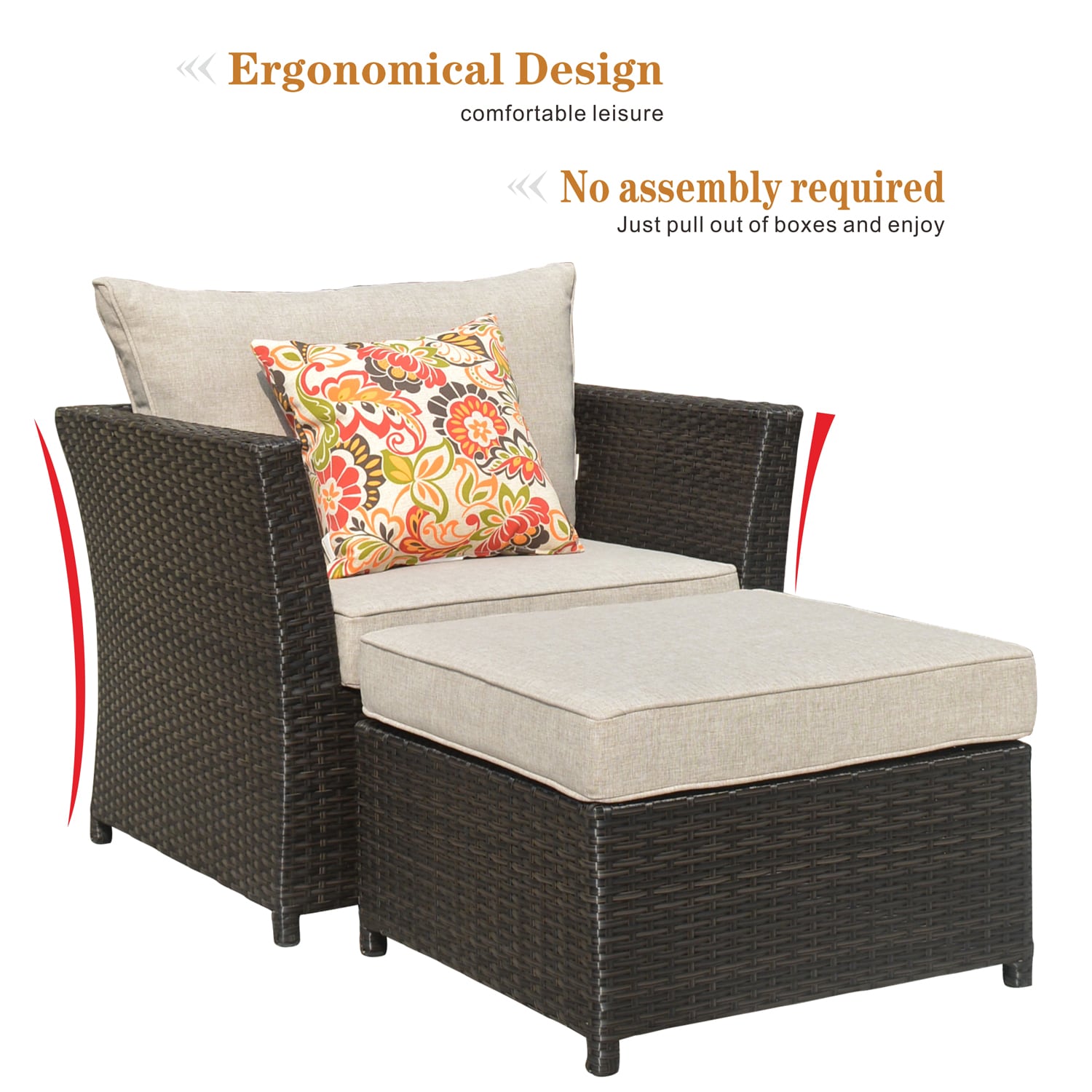 Ovios RS600-92 Patio-Conversation-Sets - View #5