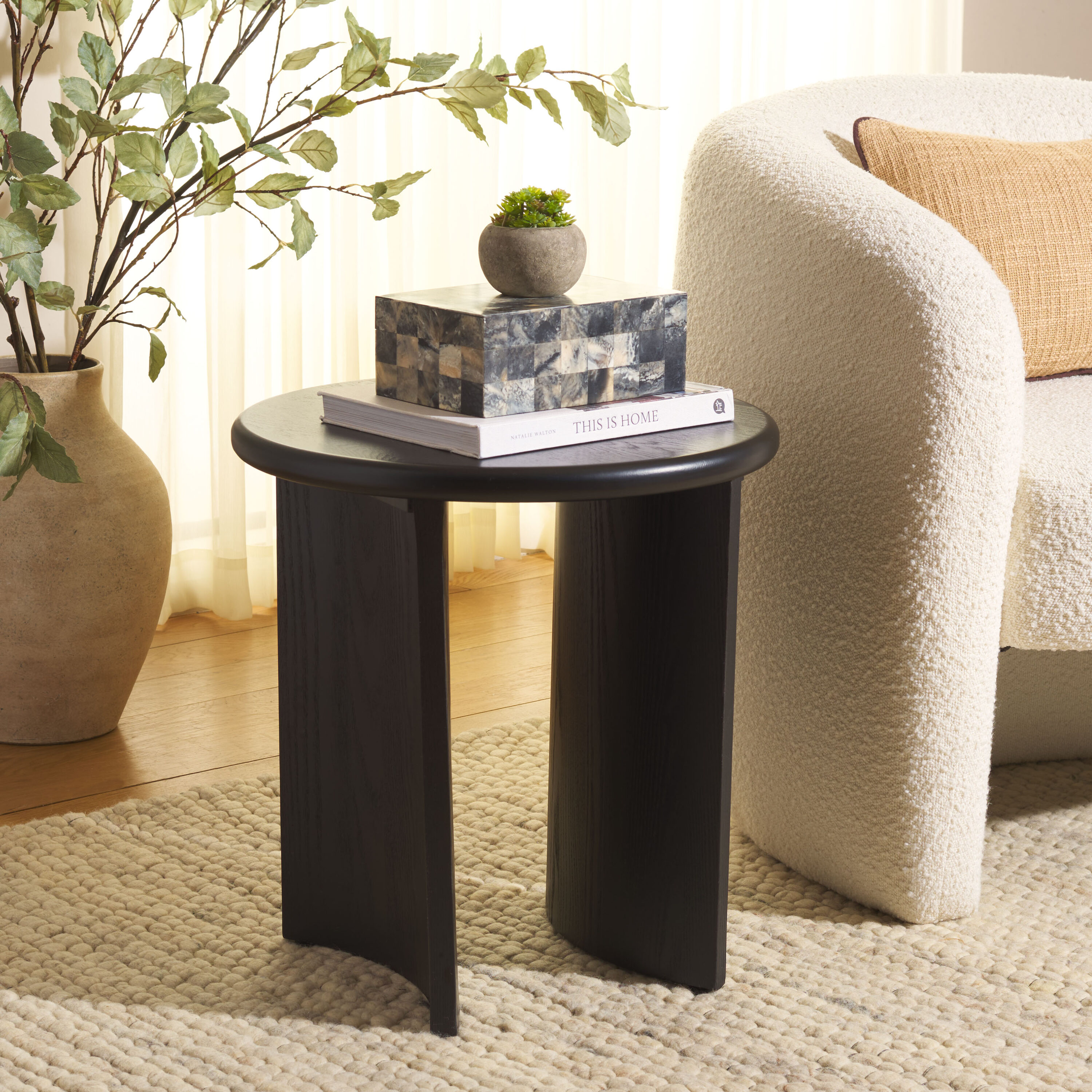 Safavieh ACC2314B Scandinavian Nc Painting Accent Table Set