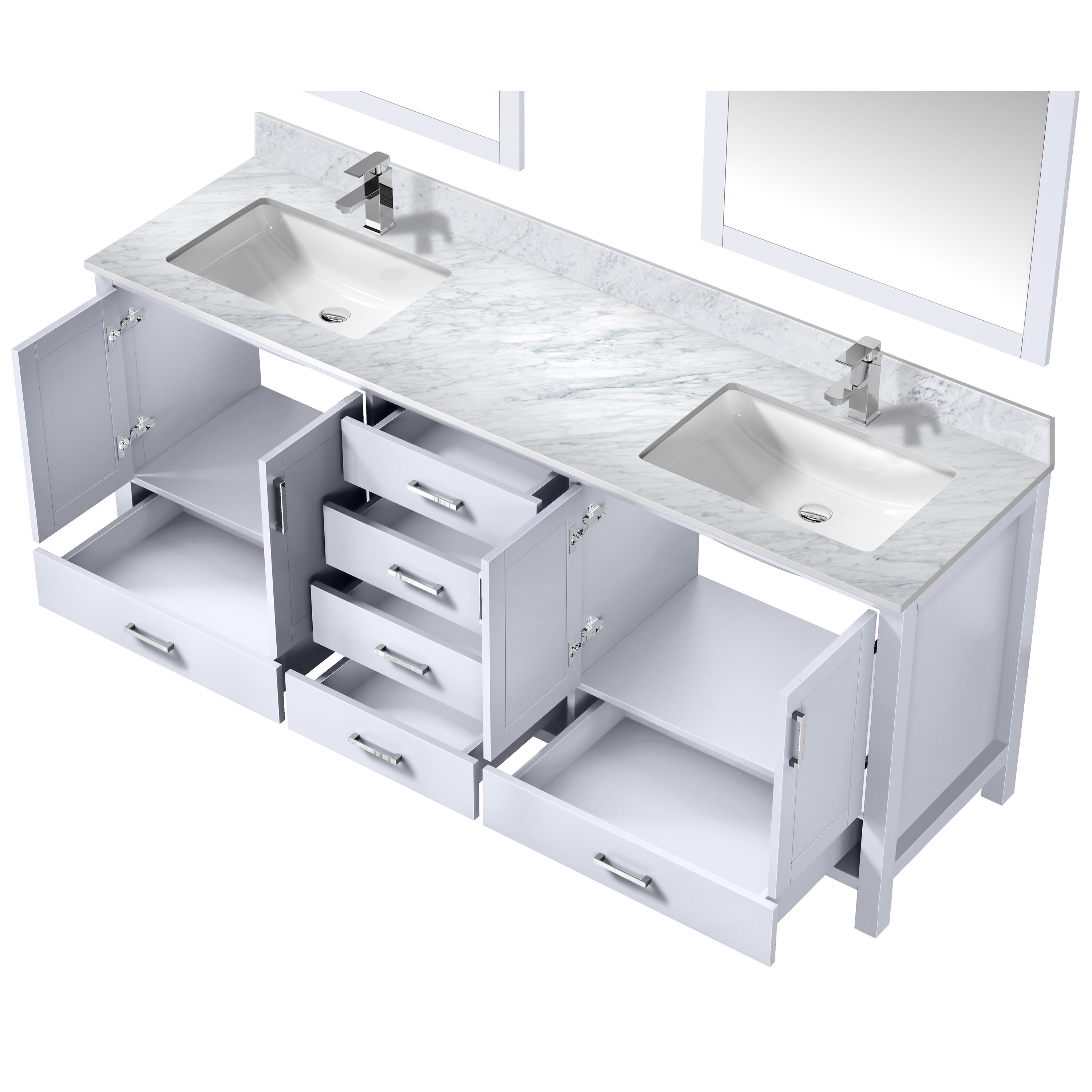 Lexora LJ342280DADSM30F Bath-Vanity-Combo - View #4