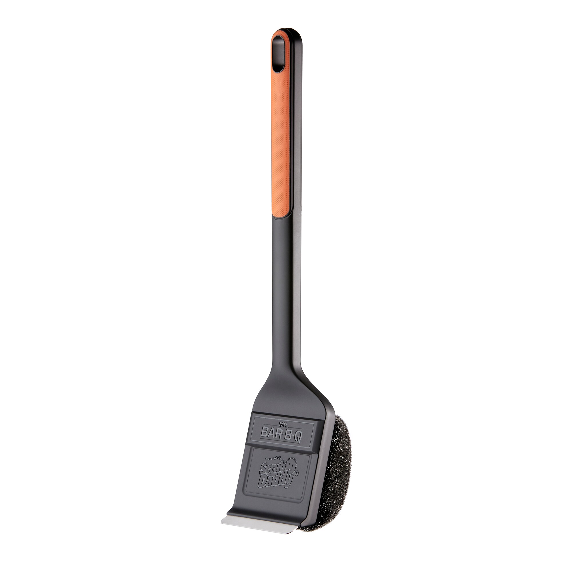 Mr. Bar-B-Q Powered by Scrub Daddy Polyester Plastic 17-in Grill Brush