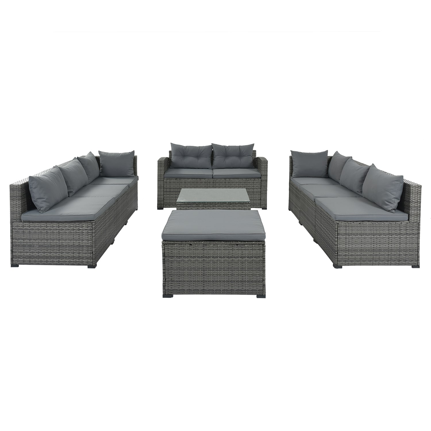 SINOFURN SYA380077GY Patio-Conversation-Sets - View #19