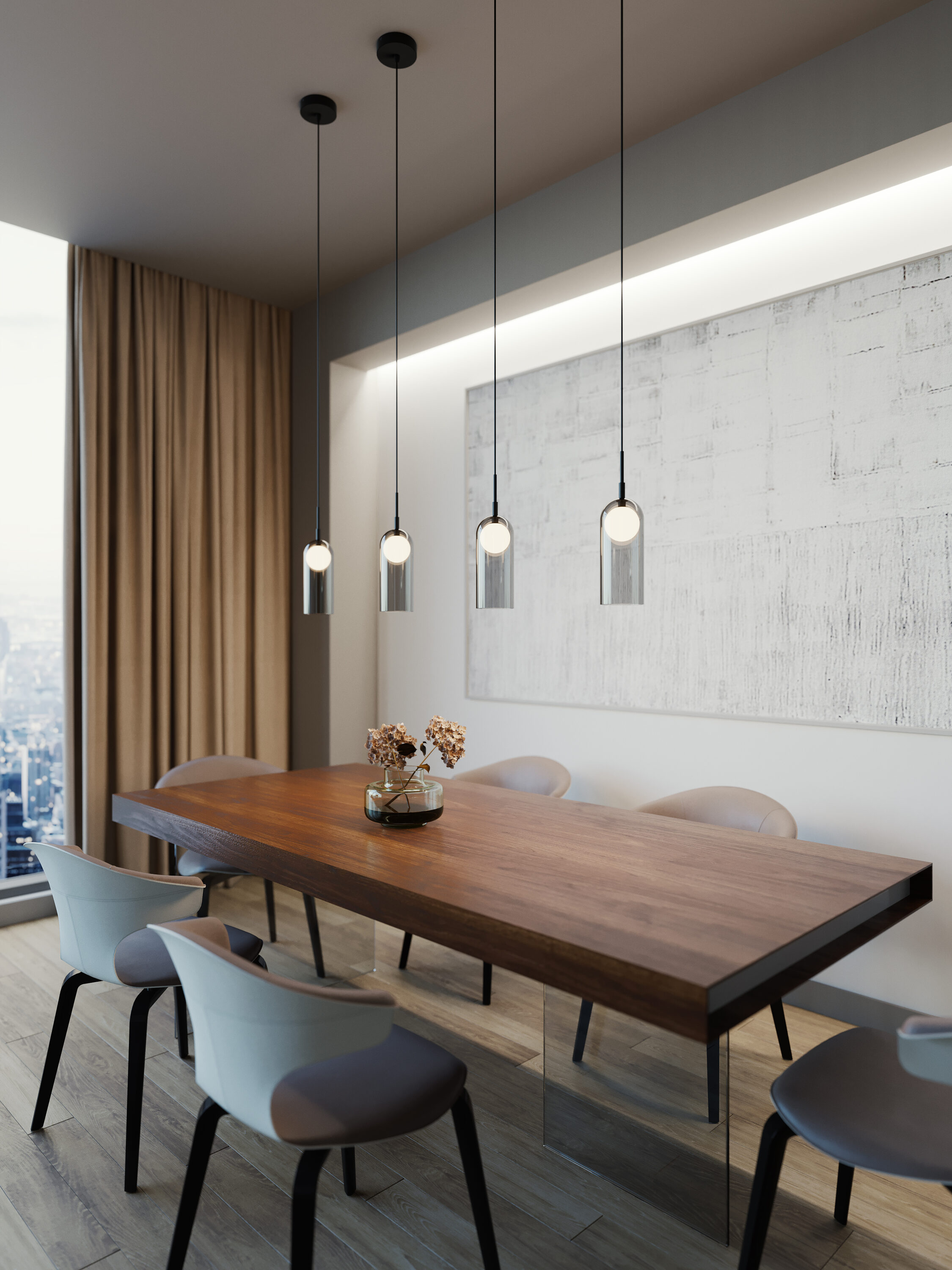 AFX KRNP04L30D1BK Pendant-Lights - View #2