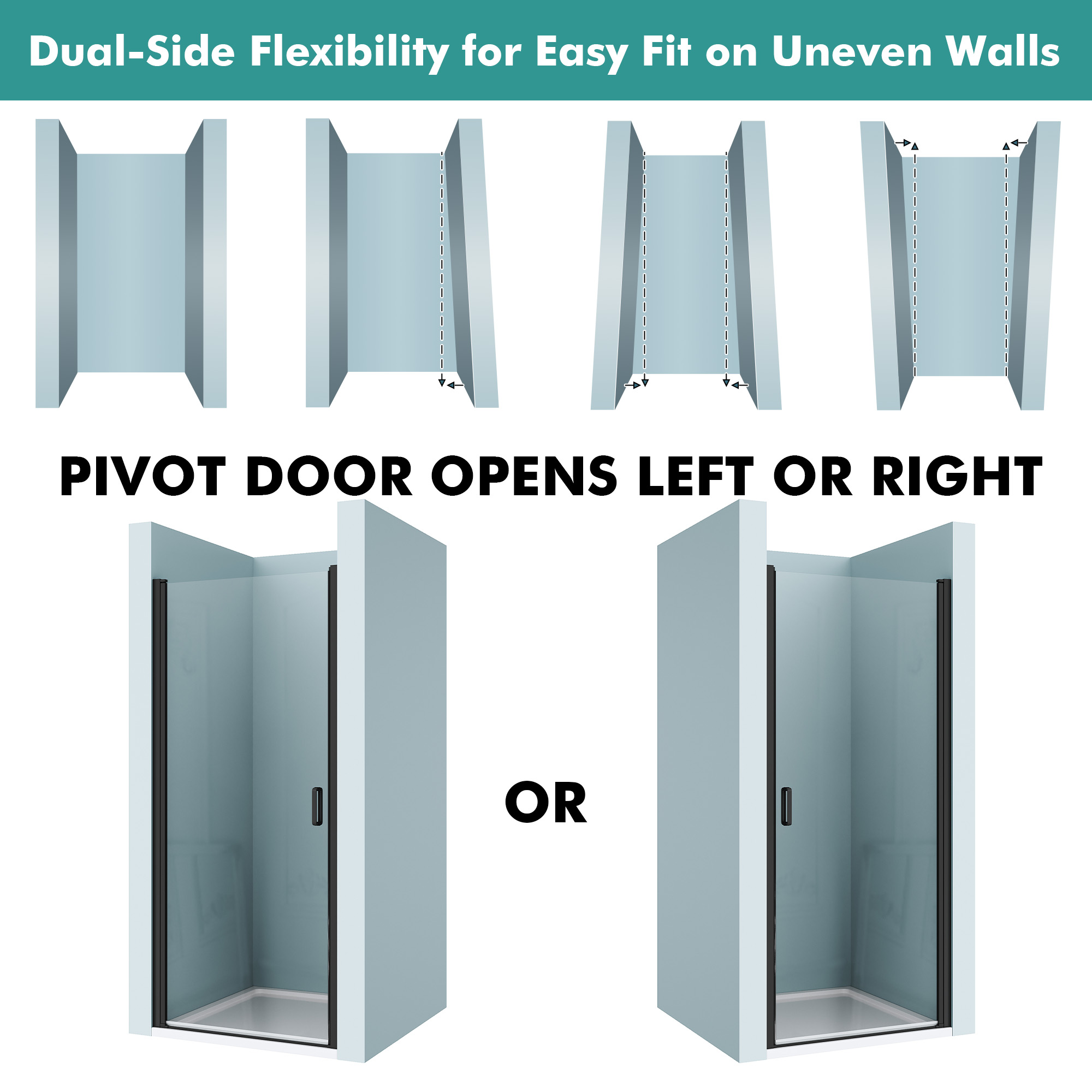 CALVON CL-SDP395451 Shower-Doors - View #6