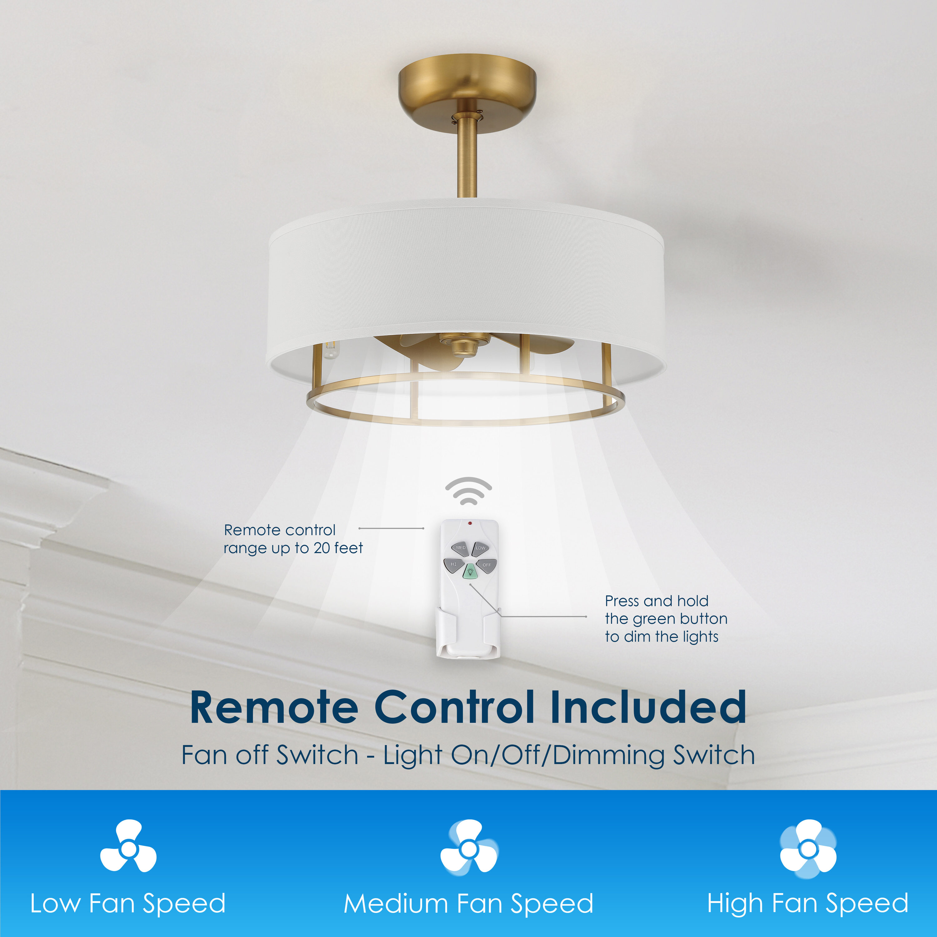 Arranmore Lighting & Fans AR-2016AGB Ceiling-Fans - View #3