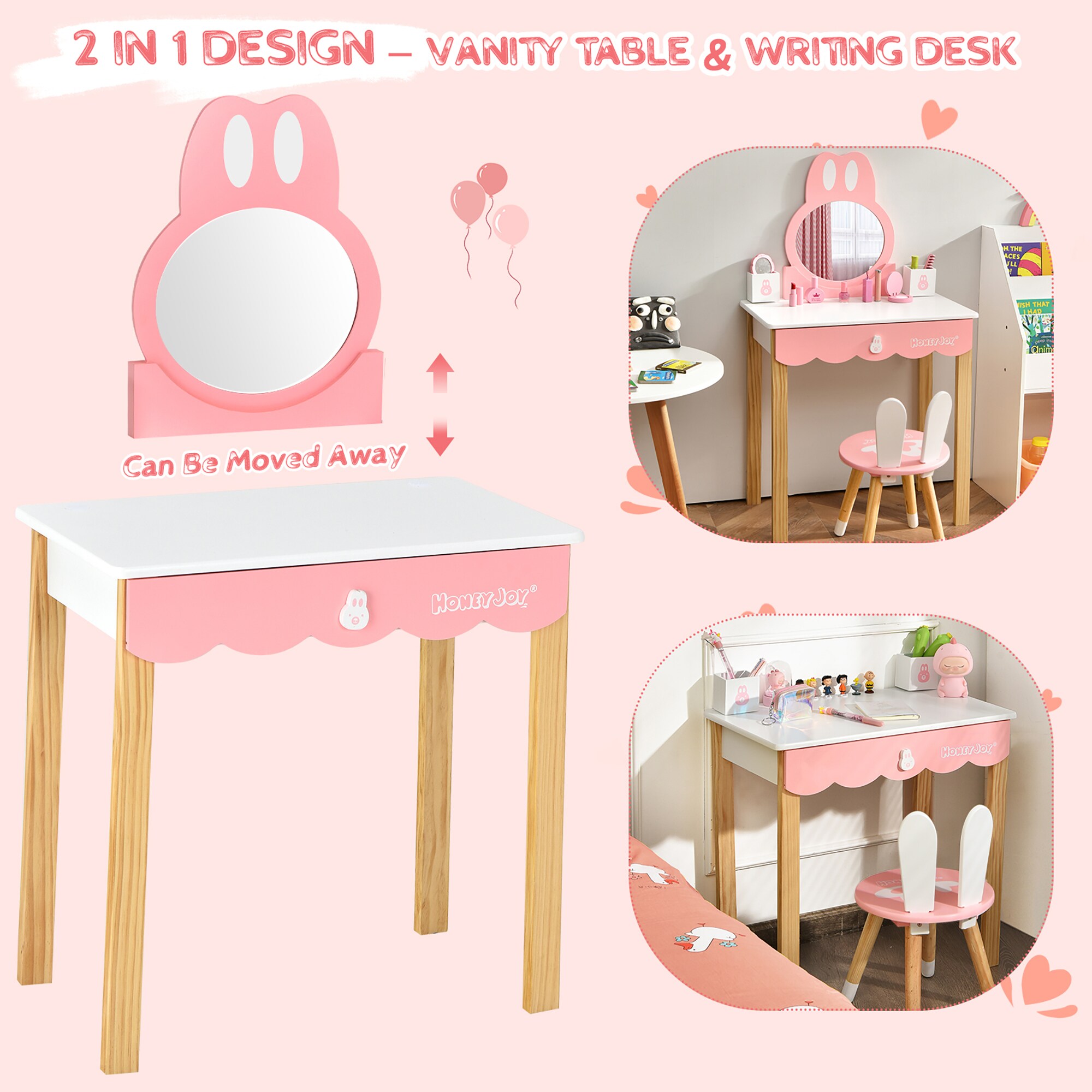 Costway SXL00049 Bedroom-Vanities - View #3