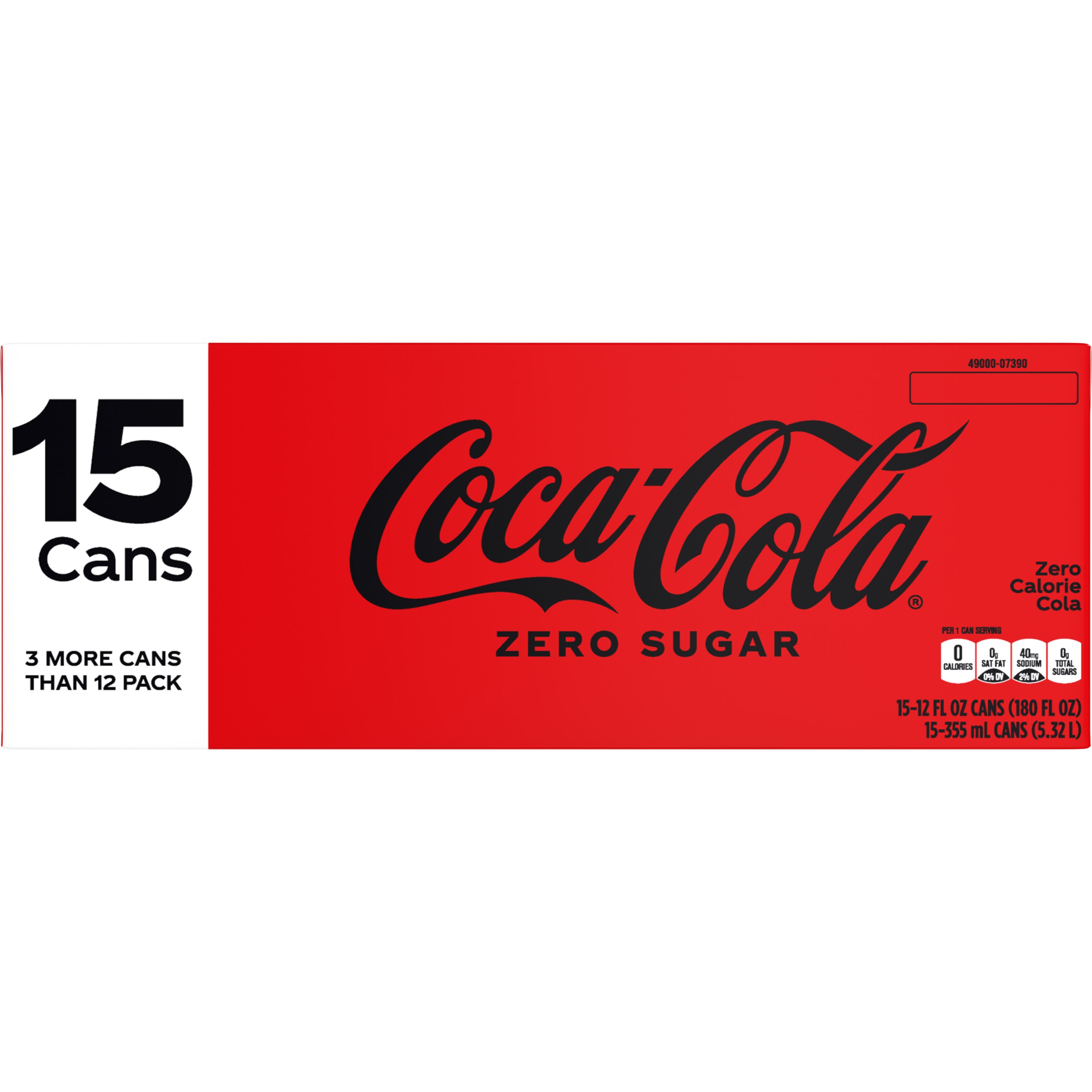 Coke Zero 00049000739046 Soft-Drinks - View #3
