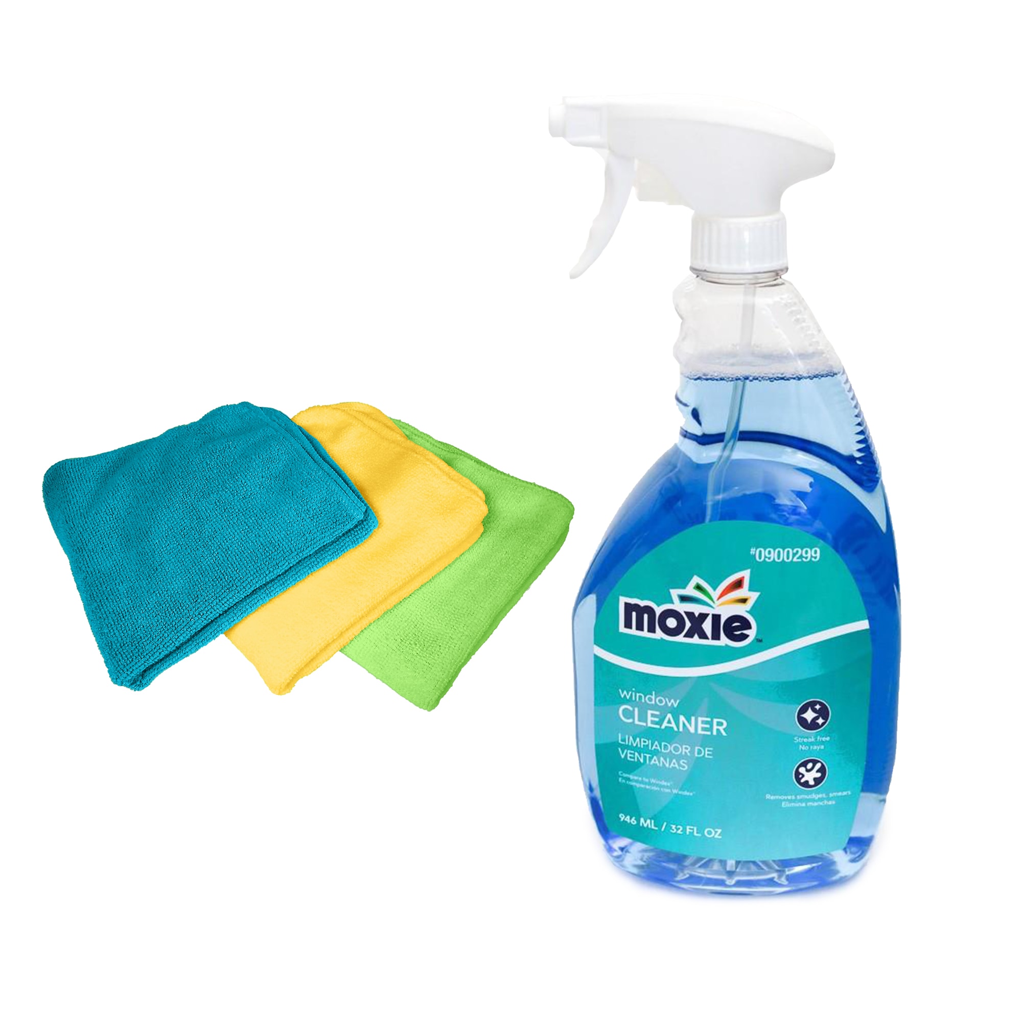 Shop MOXIE Glass Cleaning Collection with Pump Spray Glass Cleaner and ...