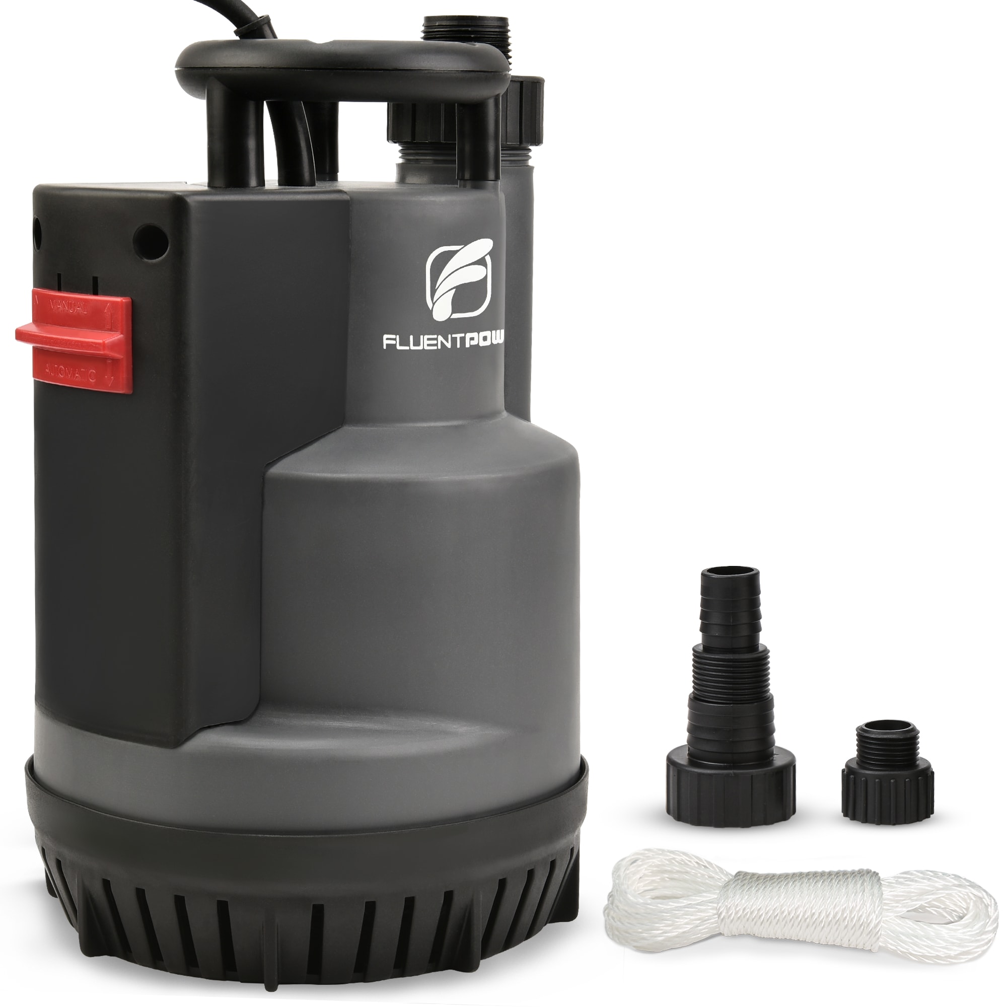 FLUENTPOWER FSP550C 110 8.8-Gallon Plastic Battery-powered sump pump