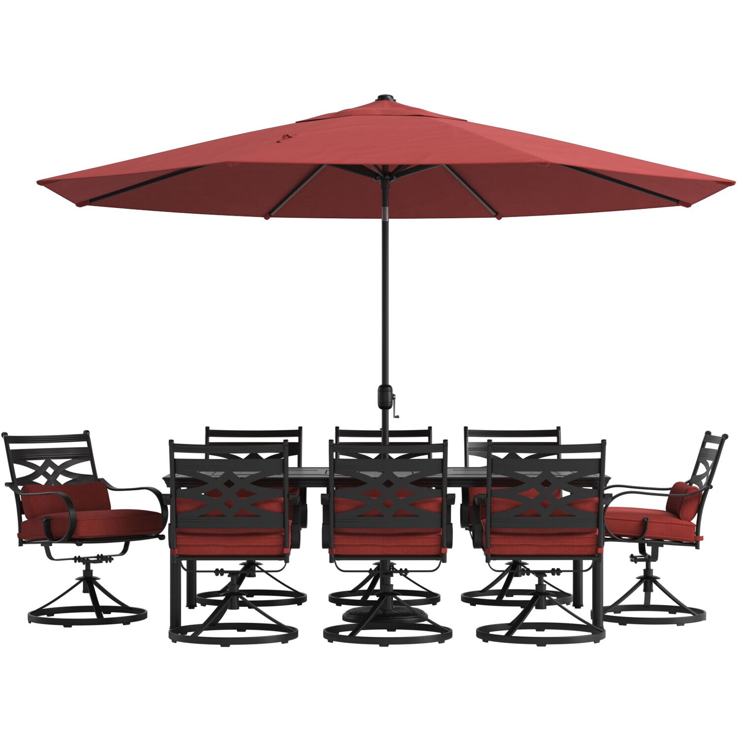 Hanover MCLRDN9PCSW8-SU-C Patio-Dining-Sets - View #14
