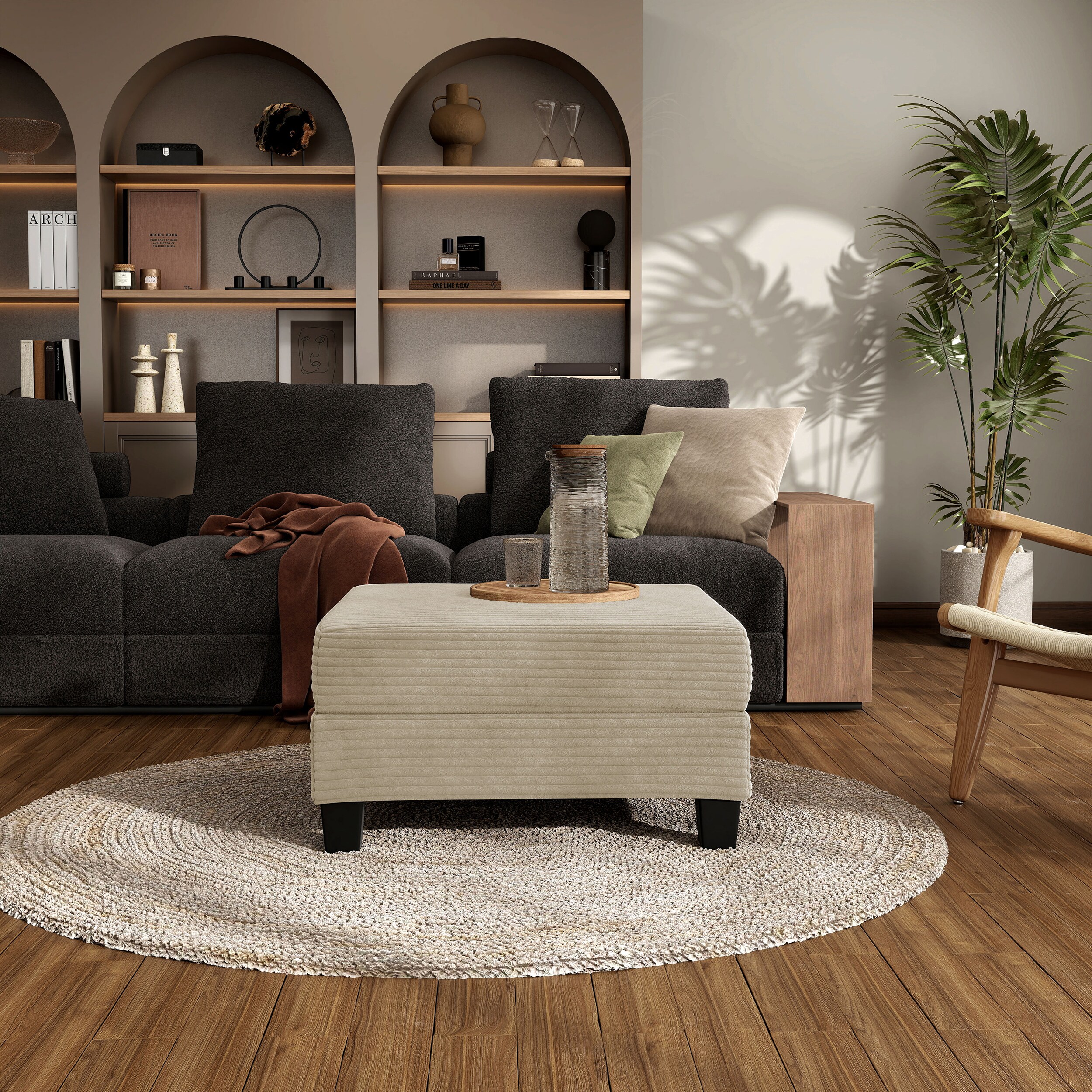 Furniture of America IDF-SL6932BG-OT Indoor-Ottomans - View #4