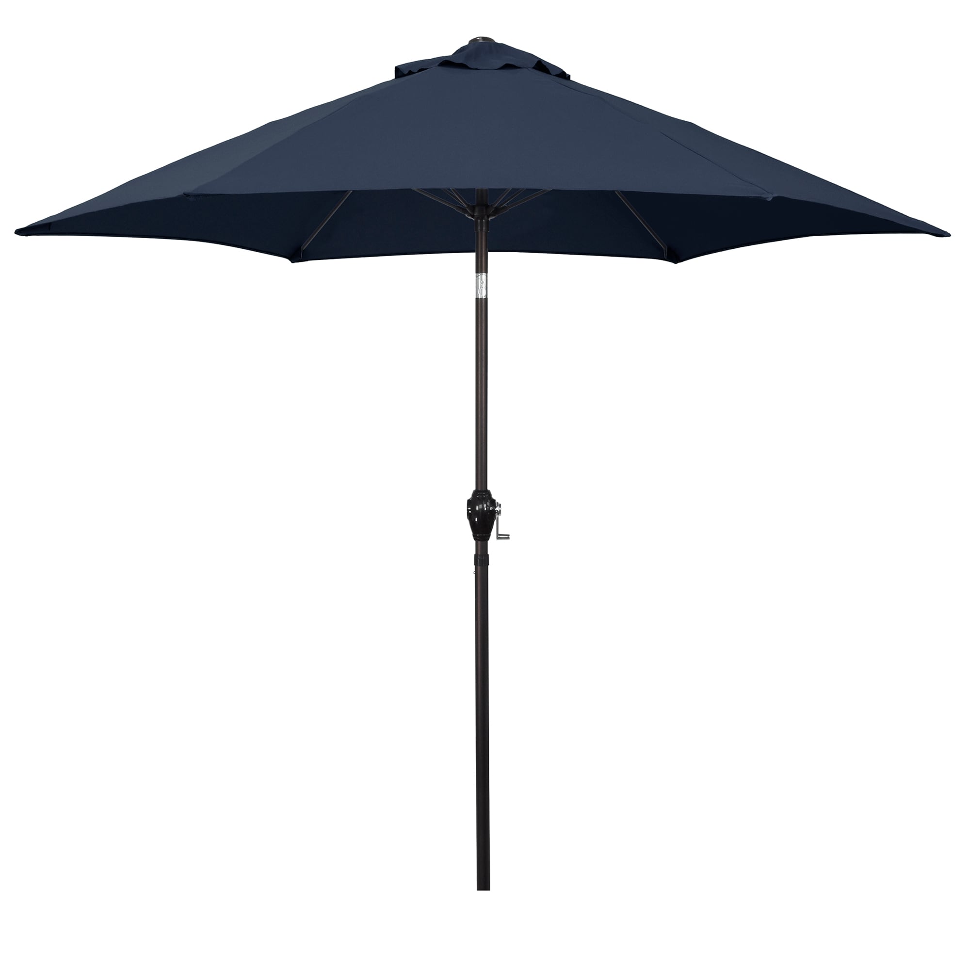 Astella ALUS906117-P04 9-ft Aluminum Navy Push-button Tilt Market Patio Umbrella