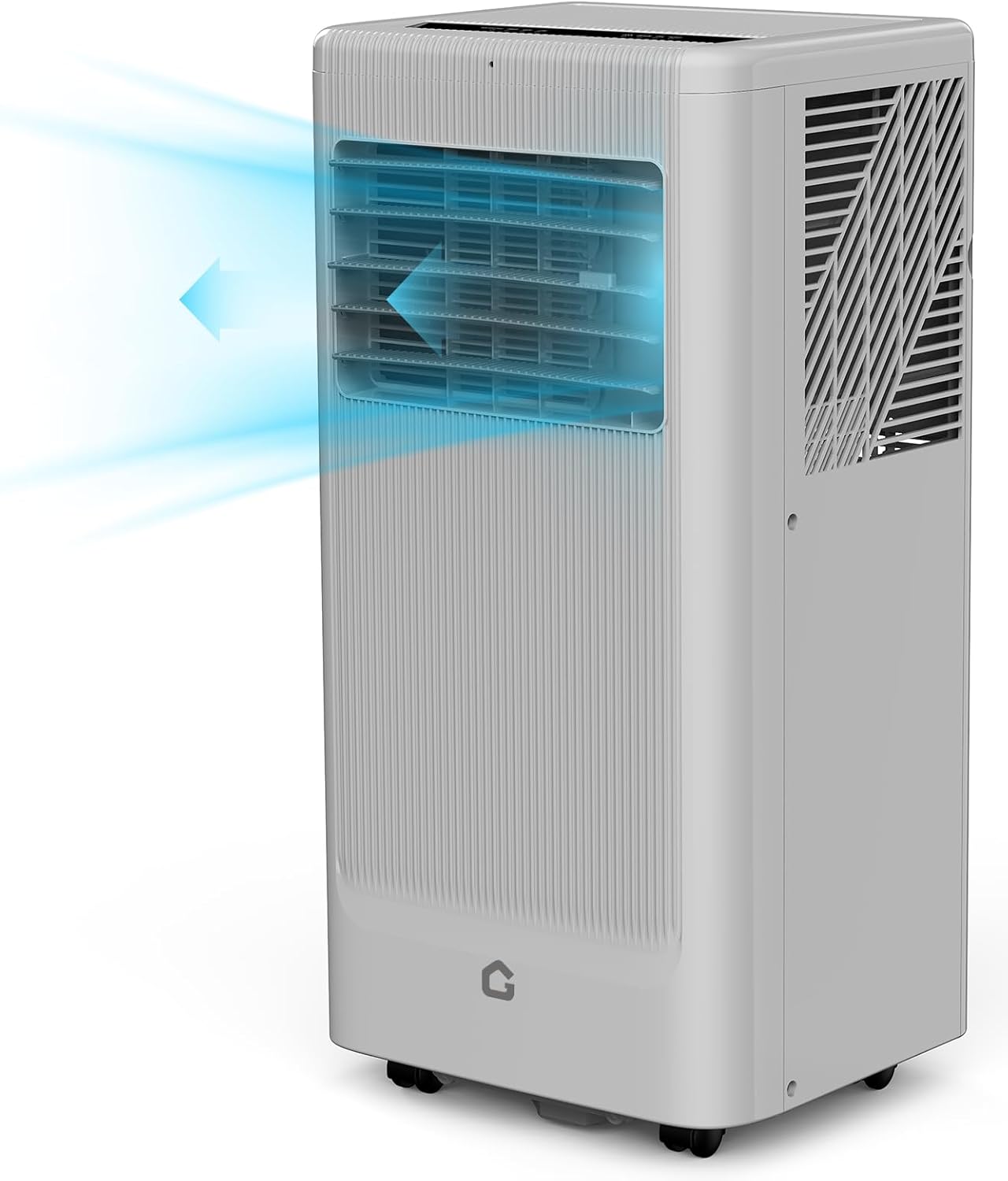 Qeetex LSAPHK336TFR8S 10000 BTU Portable Air Conditioner with Dehumidifier Fan and Sleep Mode for Rooms up to 450 Square Feet