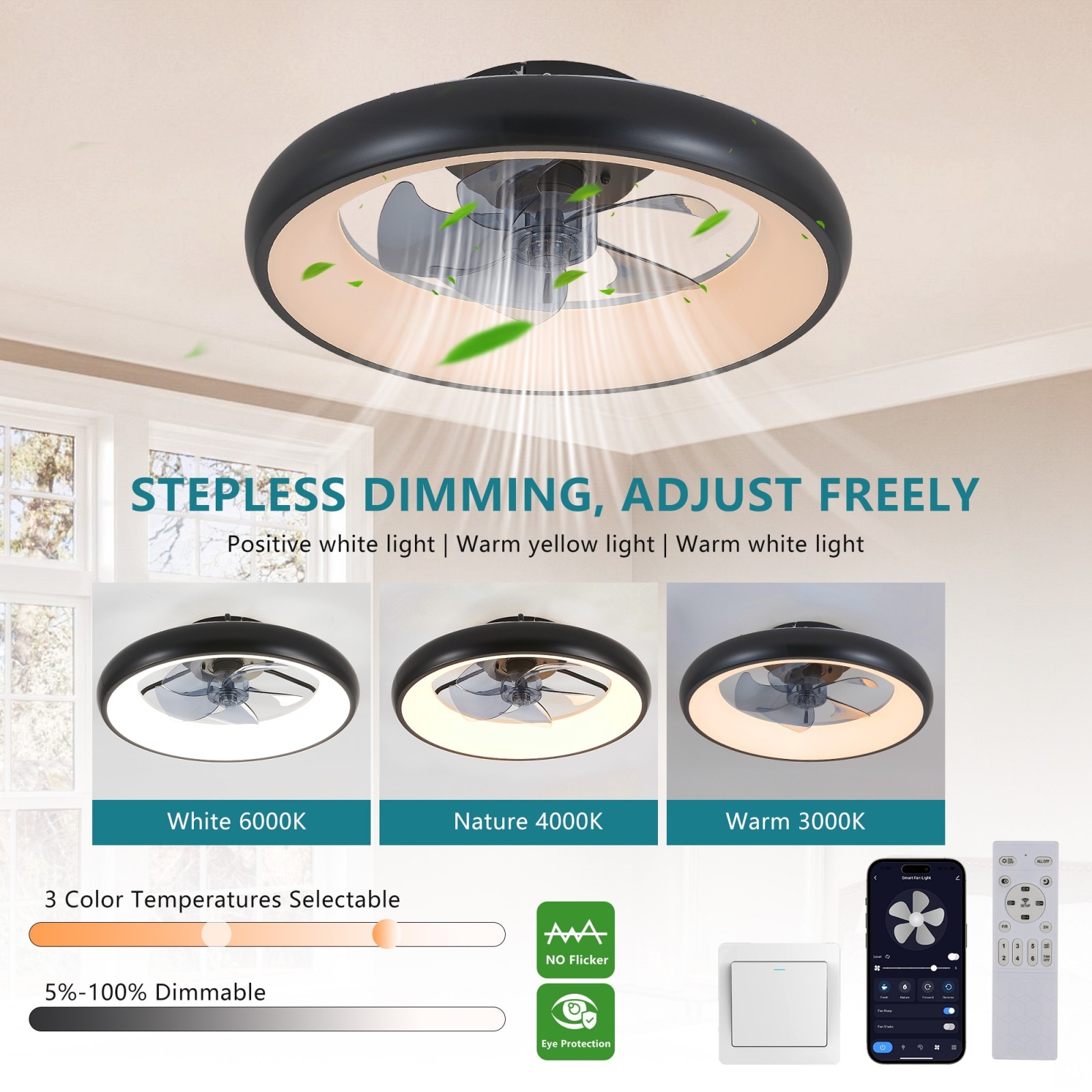 GlasFlength LW-CF-163 Ceiling-Fans - View #6