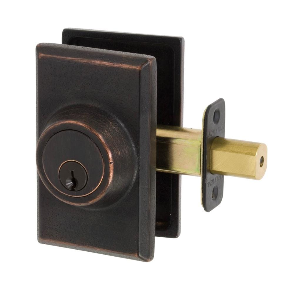 Delaney Hardware 631000S Sandcast Aged bronze Single Cylinder Deadbolt