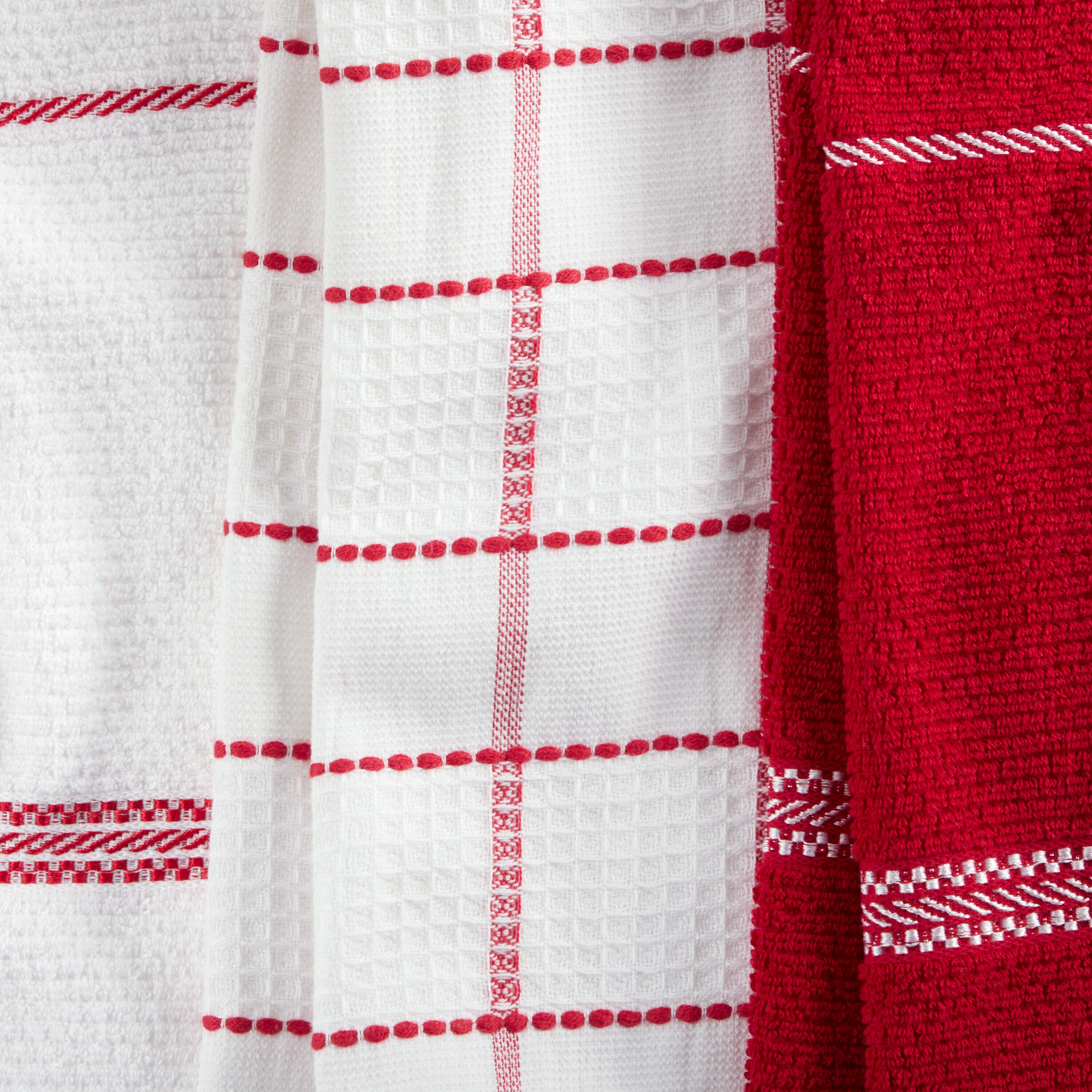 Martha Stewart 2-Pack Cotton Plaid Any Occasion Kitchen Towel Set