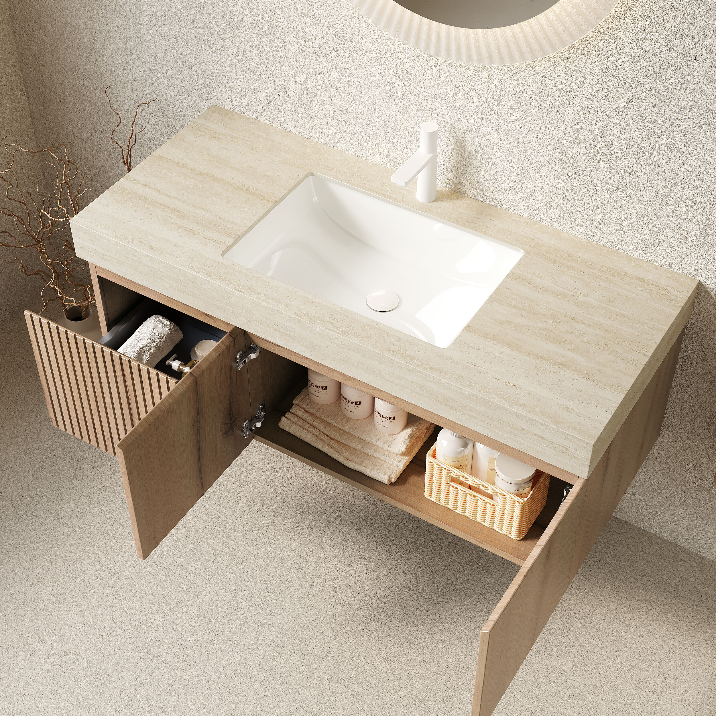 Wooakway FXLS0604-604Z114 Bath-Vanity-Combo - View #2