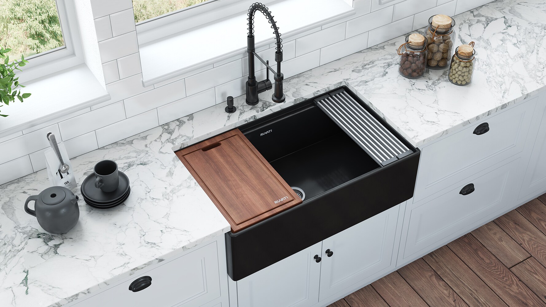 Ruvati RVL2387BK Kitchen-Sinks - View #7