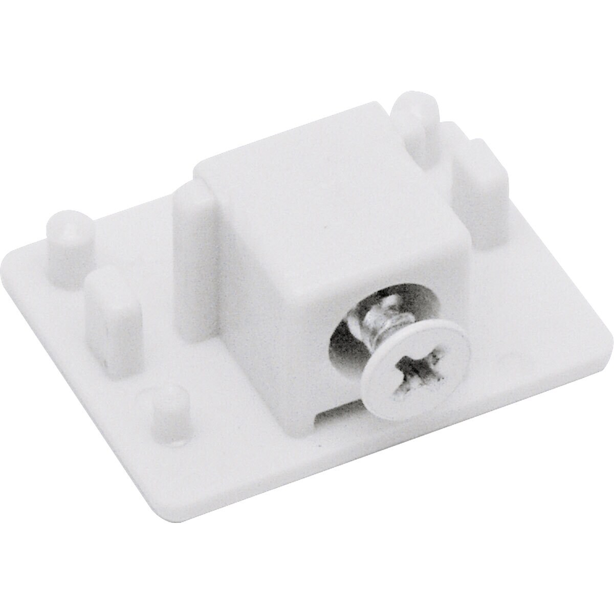 Progress Lighting P9122-28 1-1/8-in White Mixed Material Linear Live End Cover