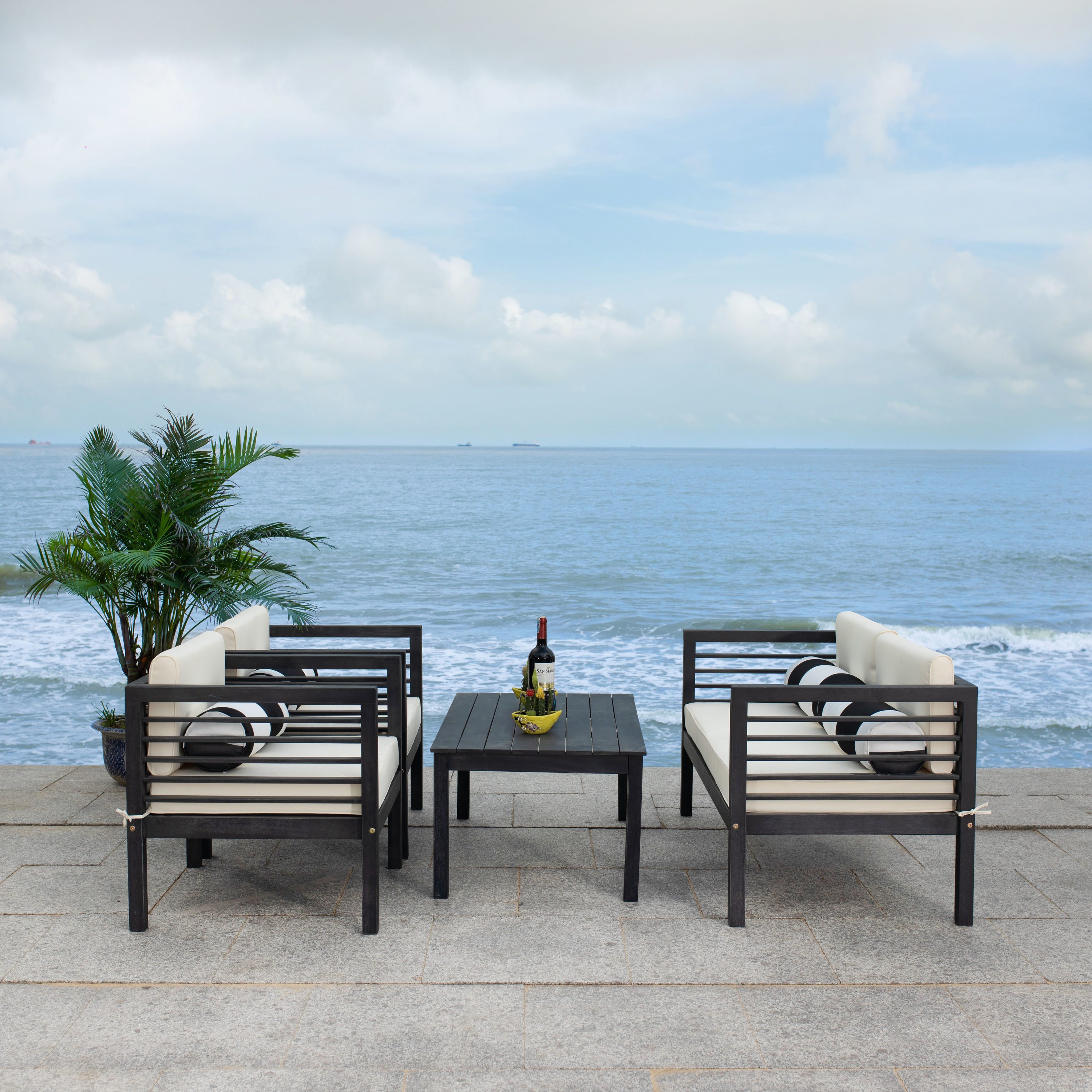 Safavieh PAT7033G Patio-Conversation-Sets - View #4