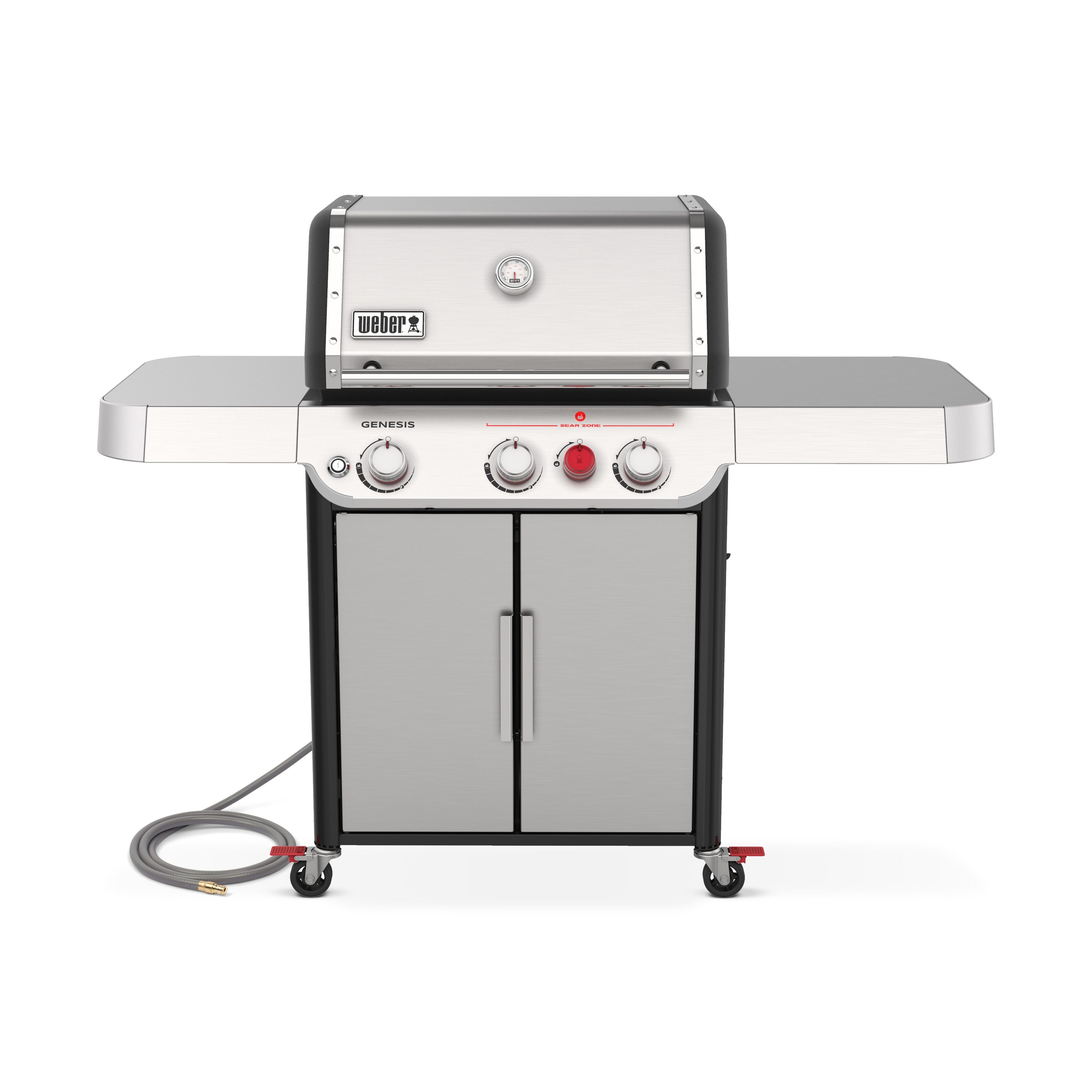 Weber Genesis S-325s Steel 3-Burner Natural Gas Grill in the Grills department at Lowes.com