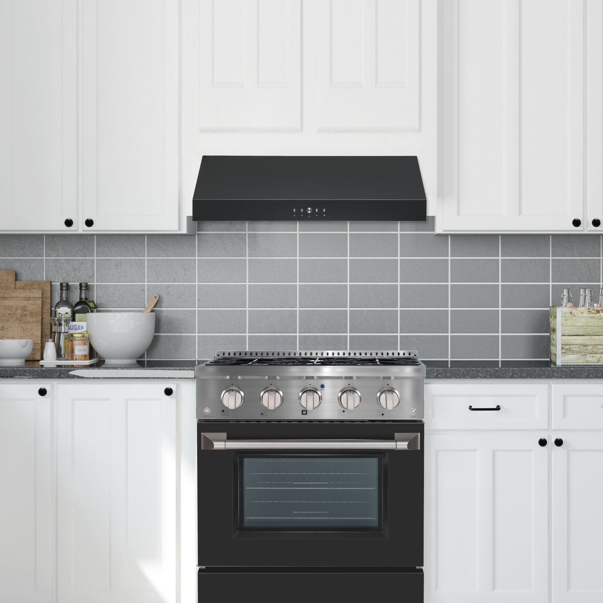 Ancona AN-18042BLK Undercabinet-Range-Hoods - View #5
