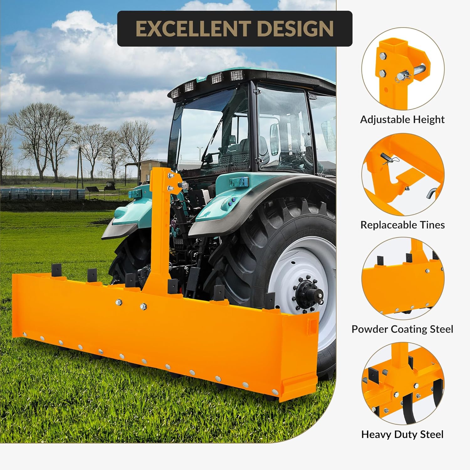 Qeetex ZYFLPHO-33GD6L4E Attachment-Cultivators - View #2