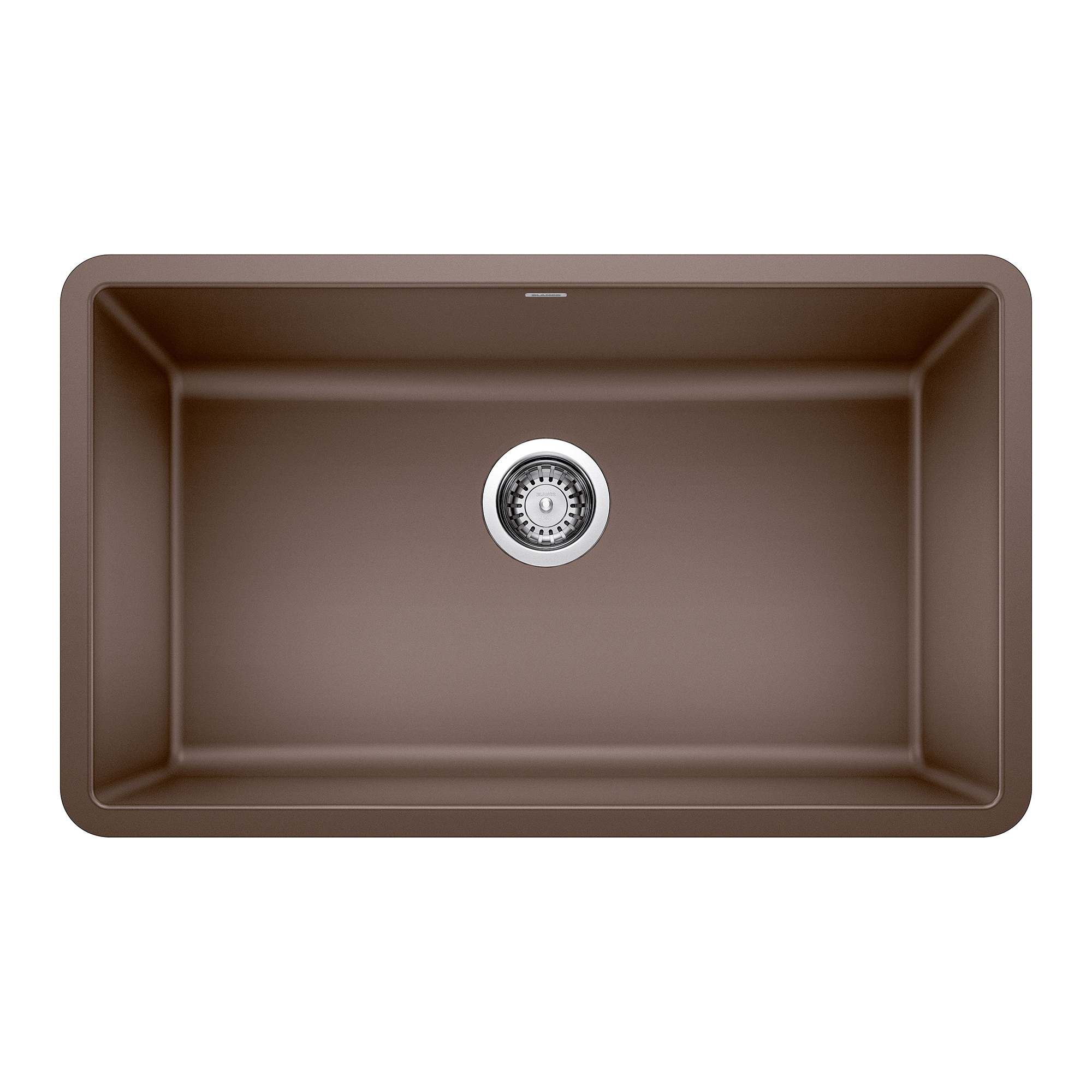 BLANCO 442537 Precis Silgranit Undermount 30-in x 18-in Granite Single bowl Kitchen Sink