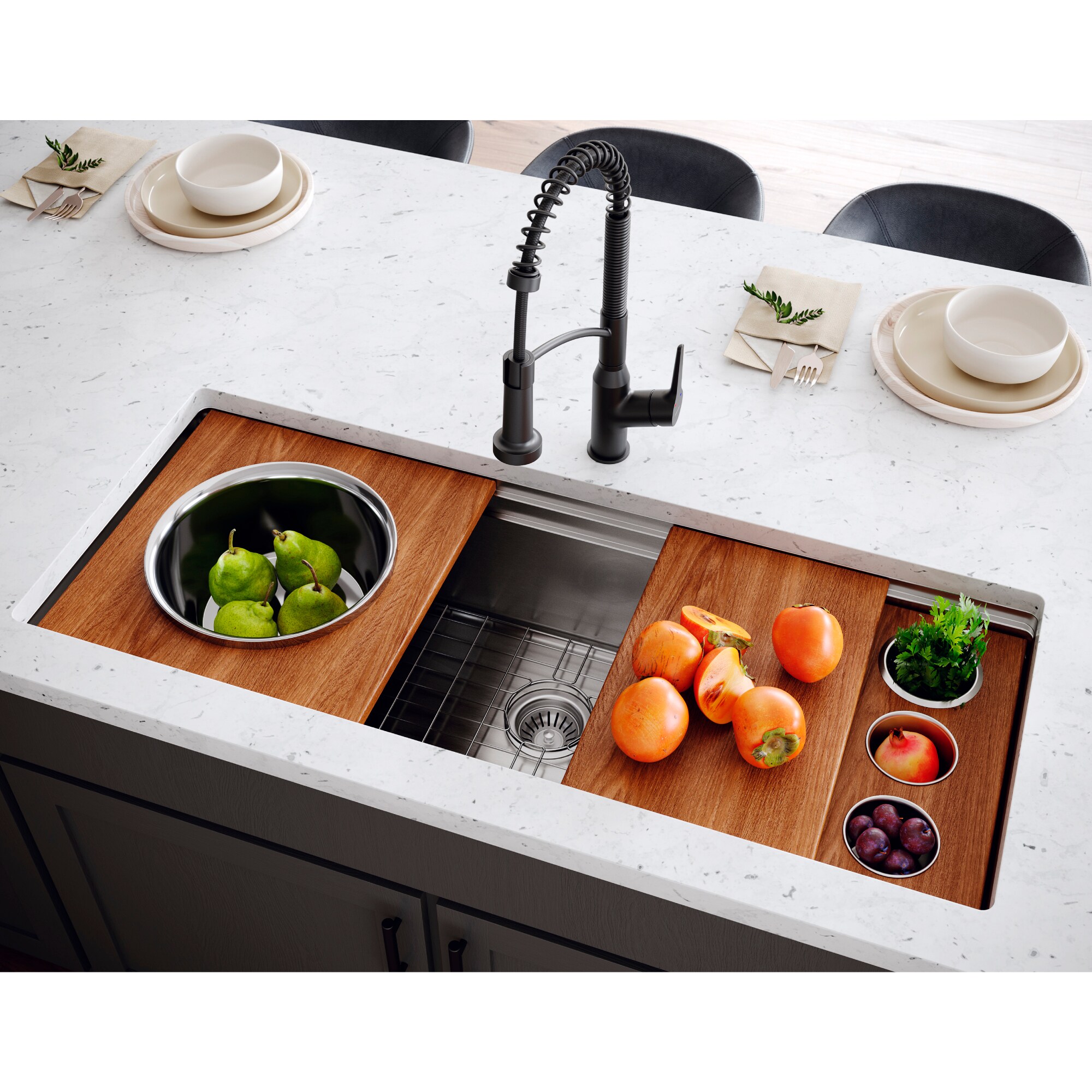 Karran WS-100-PK1 Kitchen-Sinks - View #6