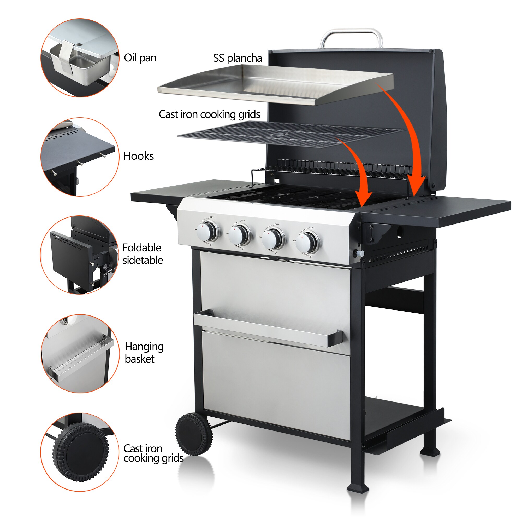 Xspracer ML-BG8389 Gas-Grill - View #4