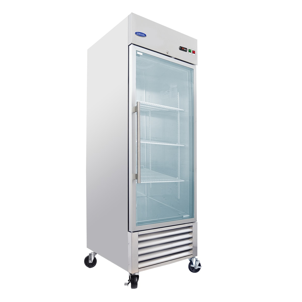 Xspracer ML-CR113 CR 23-cu ft Commercial Refrigerators 1 Glass -Door Pass-Thru ( Sliver )