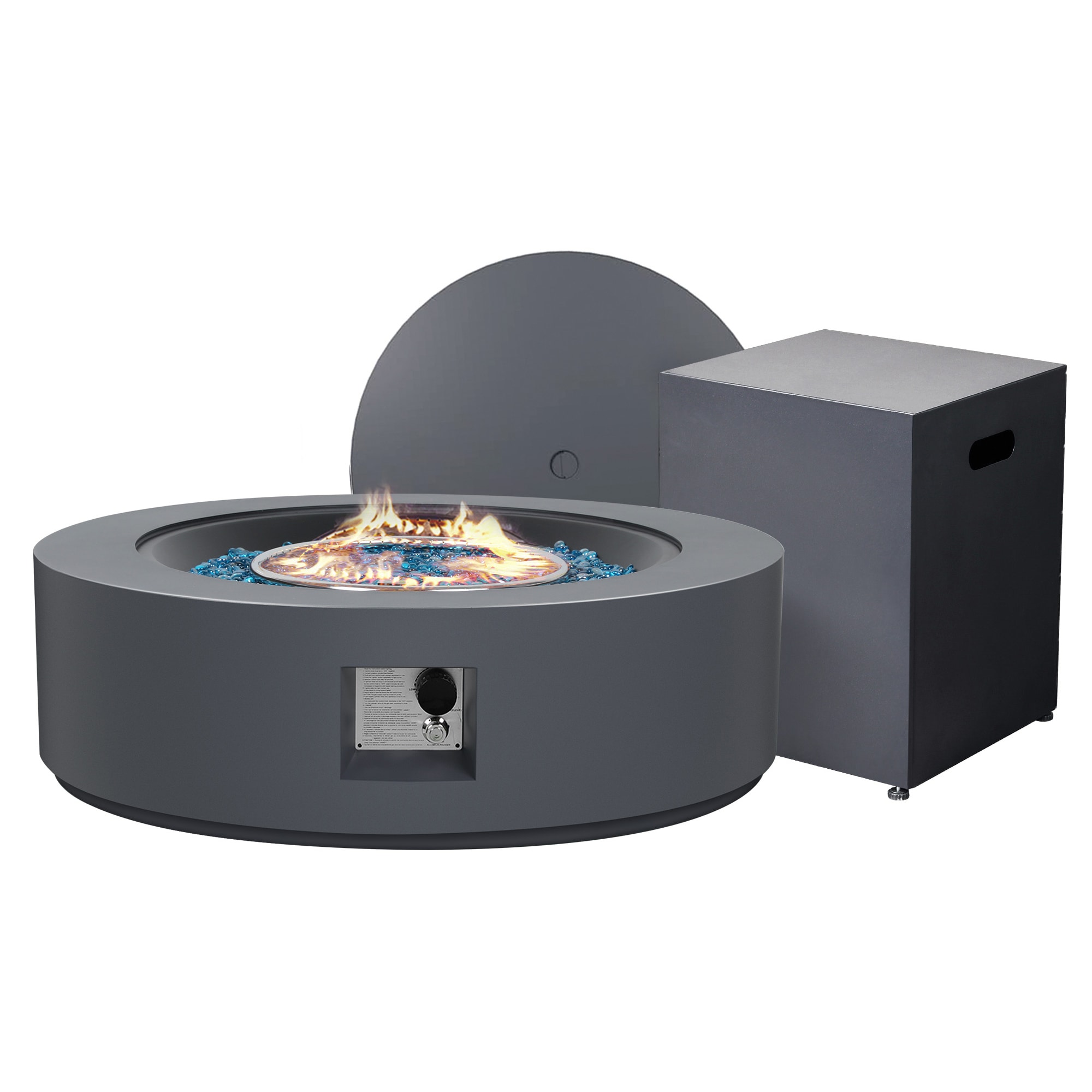 UPHA PL-42TPYX-DK-K Outdoor-Gas-Firepits - View #2
