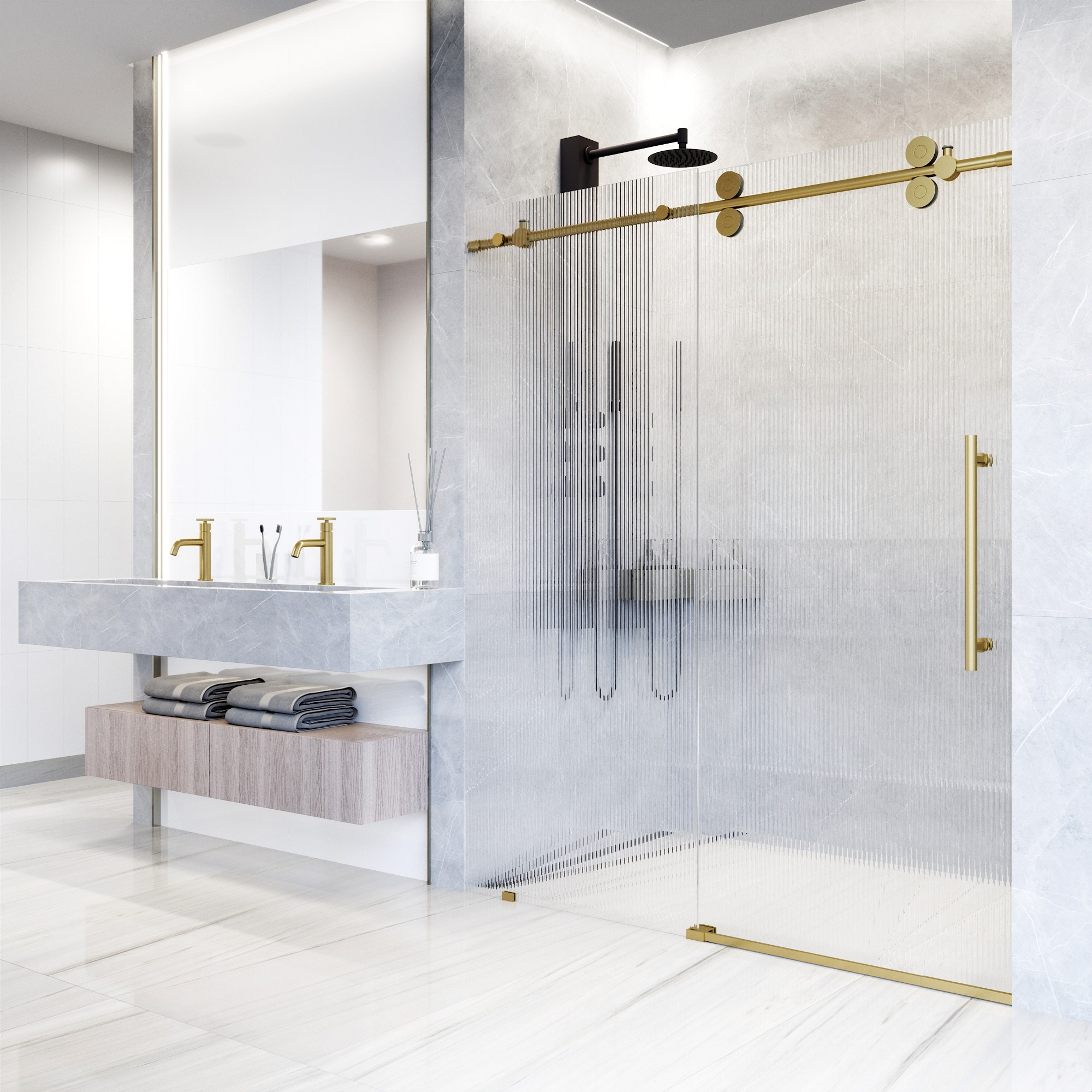 VIGO VG6041MGFL6074R Shower-Doors - View #3