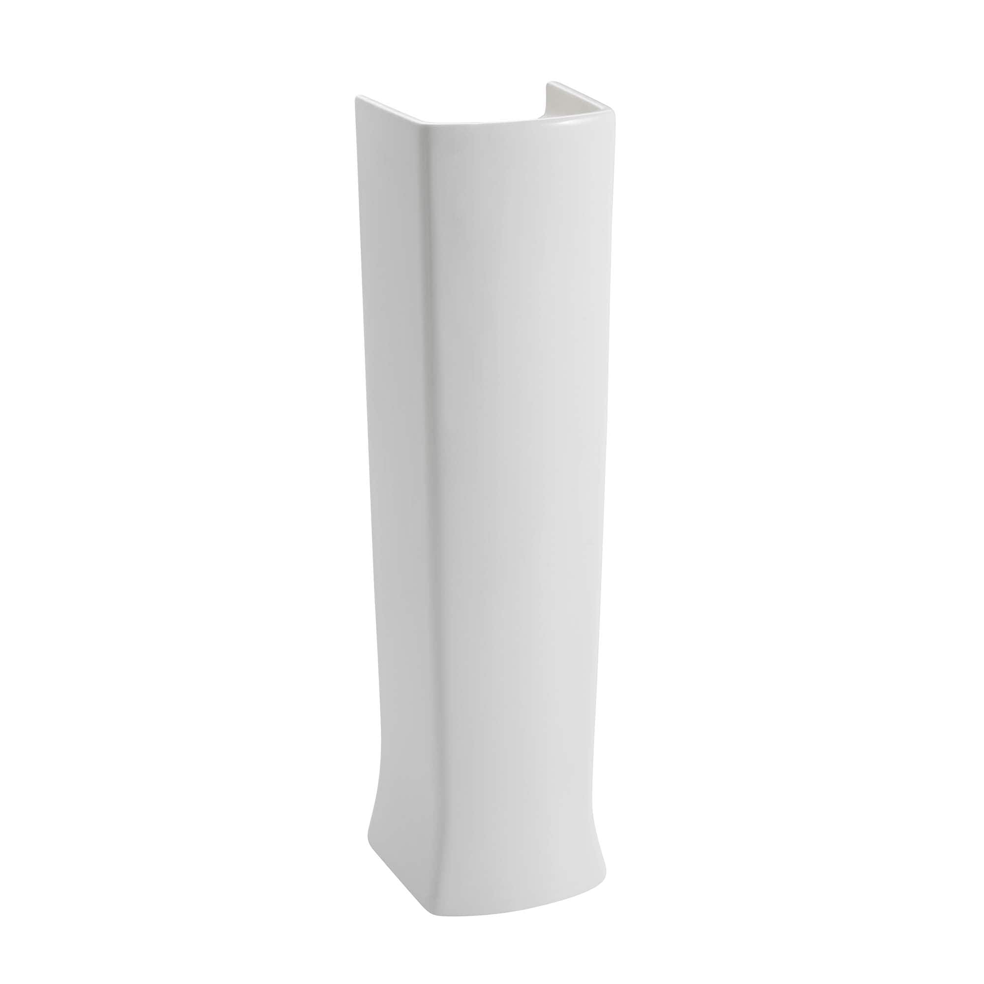 American Standard 0039001.020 Townsend Fireclay Traditional White Pedestal Sink Base ( 7-in x 8-in x 29.625-in )