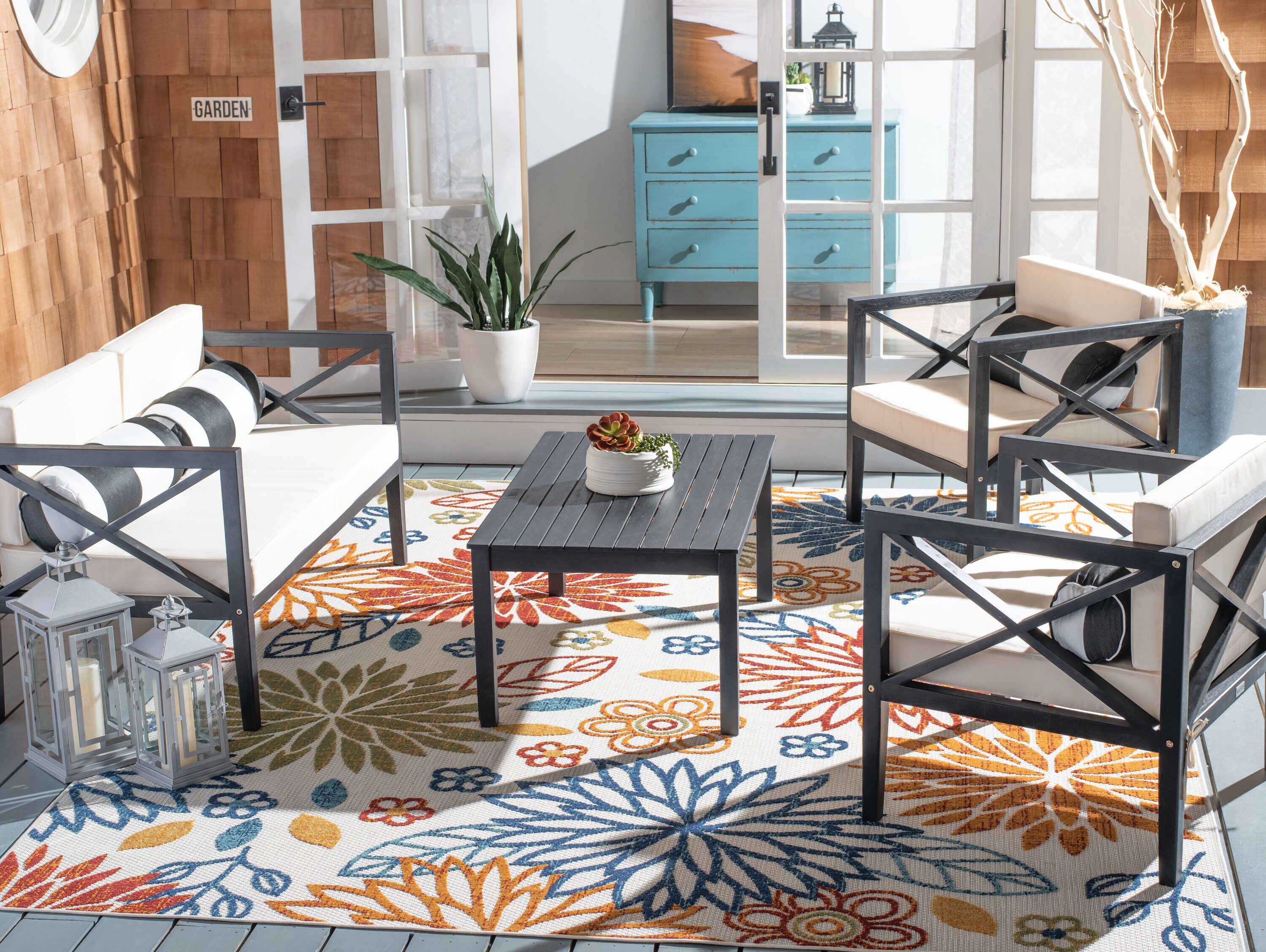 Safavieh PAT7031G Patio-Conversation-Sets - View #7